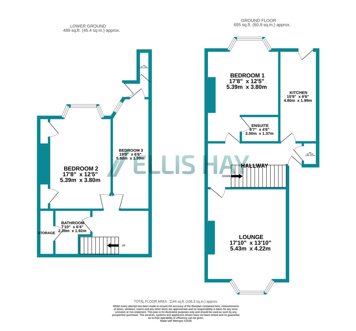 Grosvenor Crescent, Scarborough floorplan