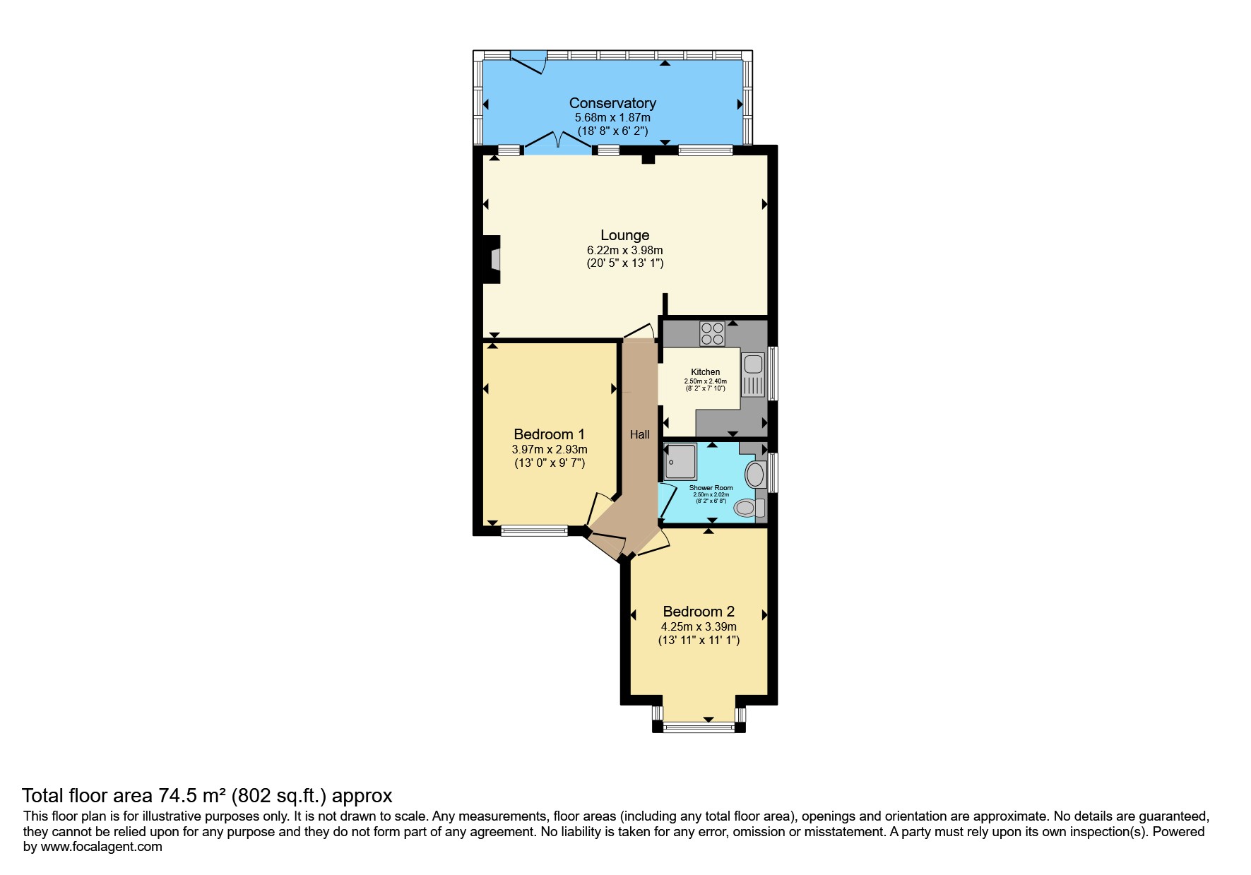 25, Triton Way, Benfleet floorplan