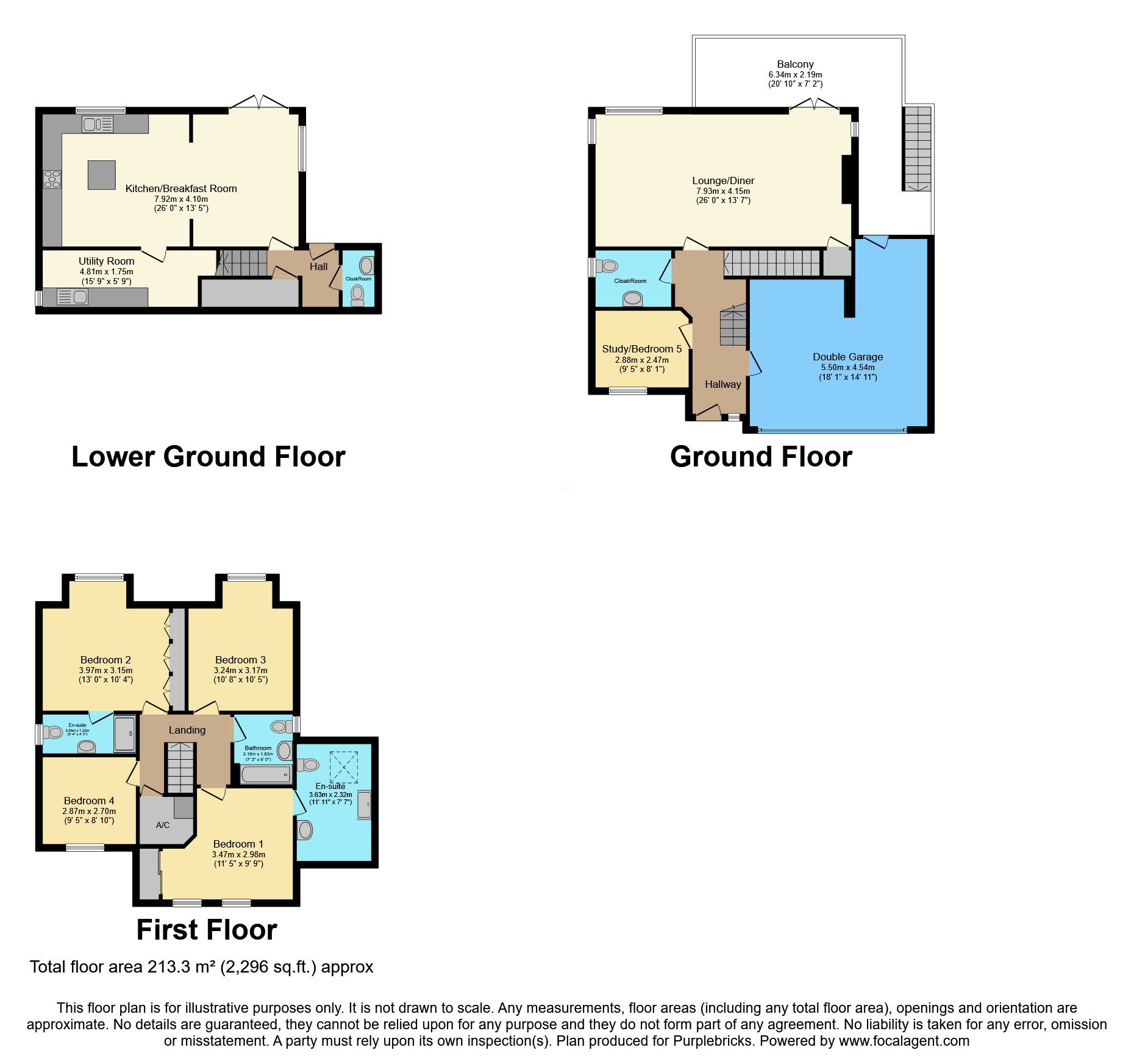 17, St. Lukes Drive, Teignmouth floorplan
