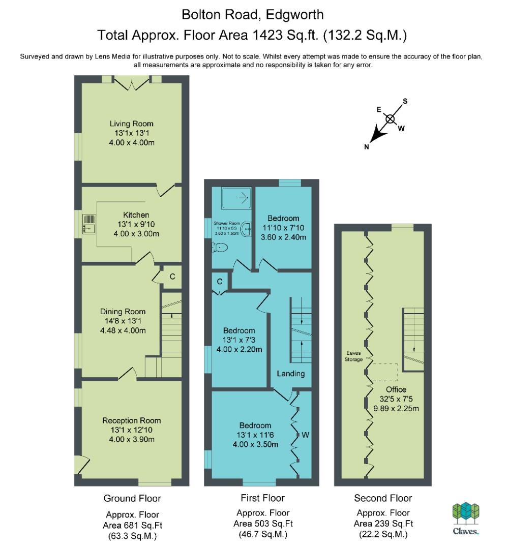 164, Bolton Road, Bolton floorplan