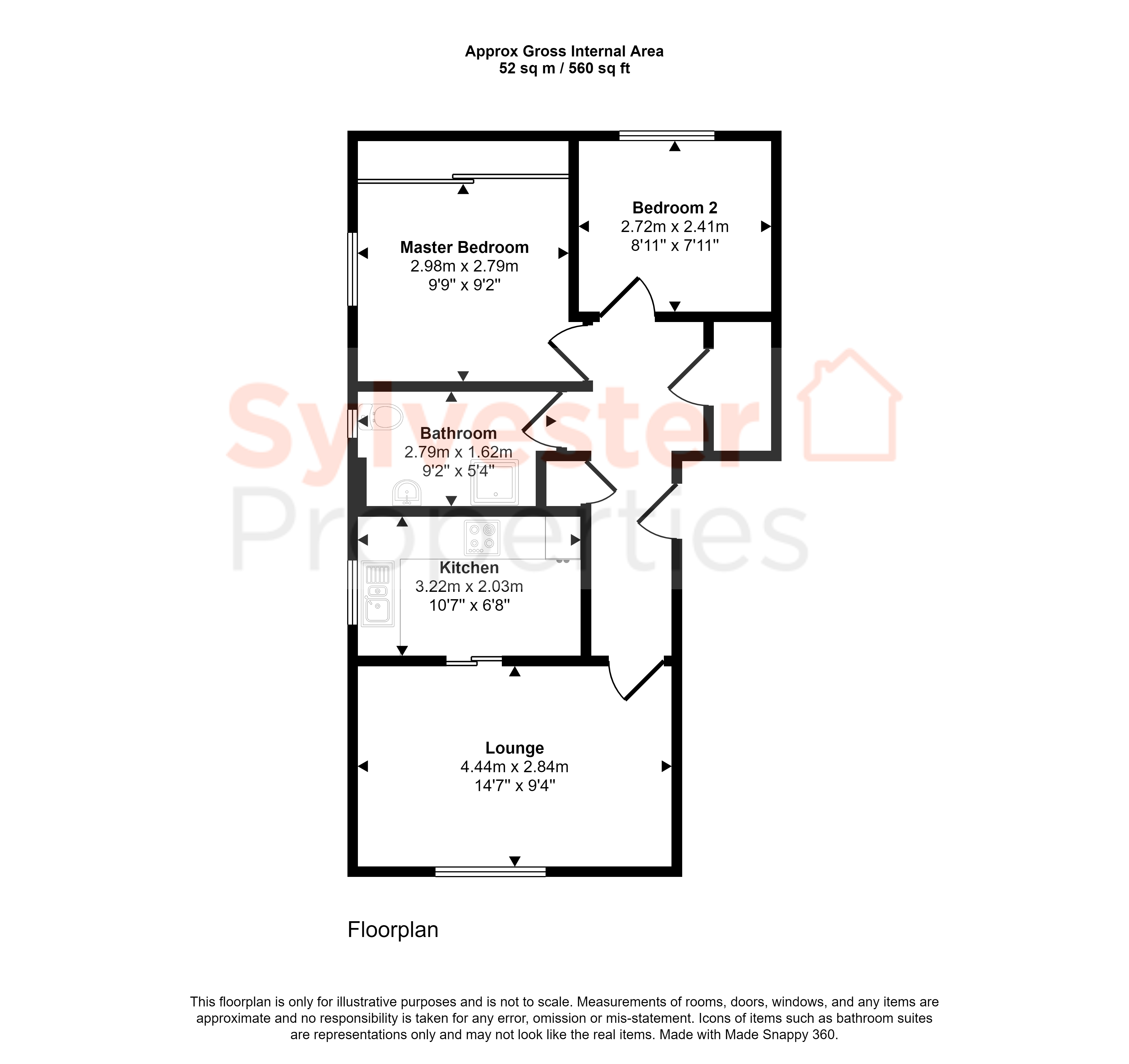 Robson House, Burnopfield floorplan