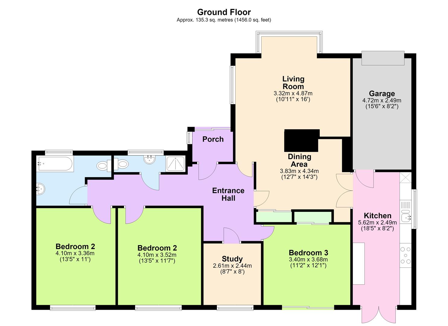 Beaulah, Hereford floorplan
