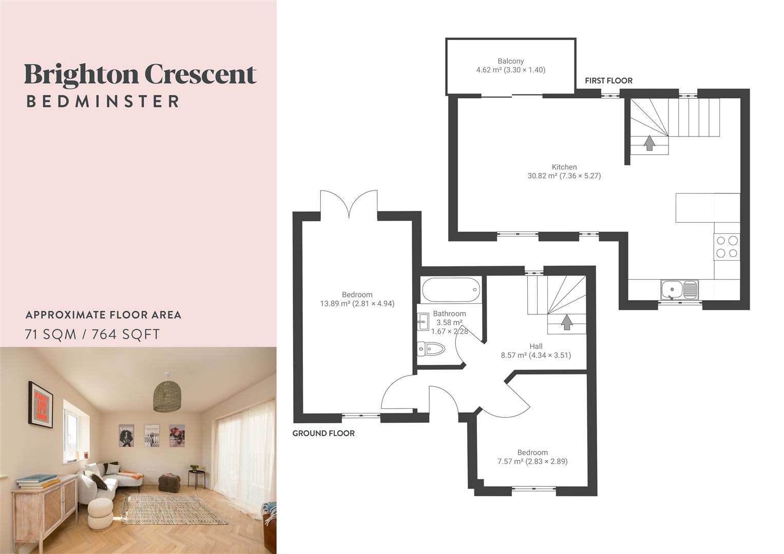 52a, Brighton Crescent, Bristol floorplan