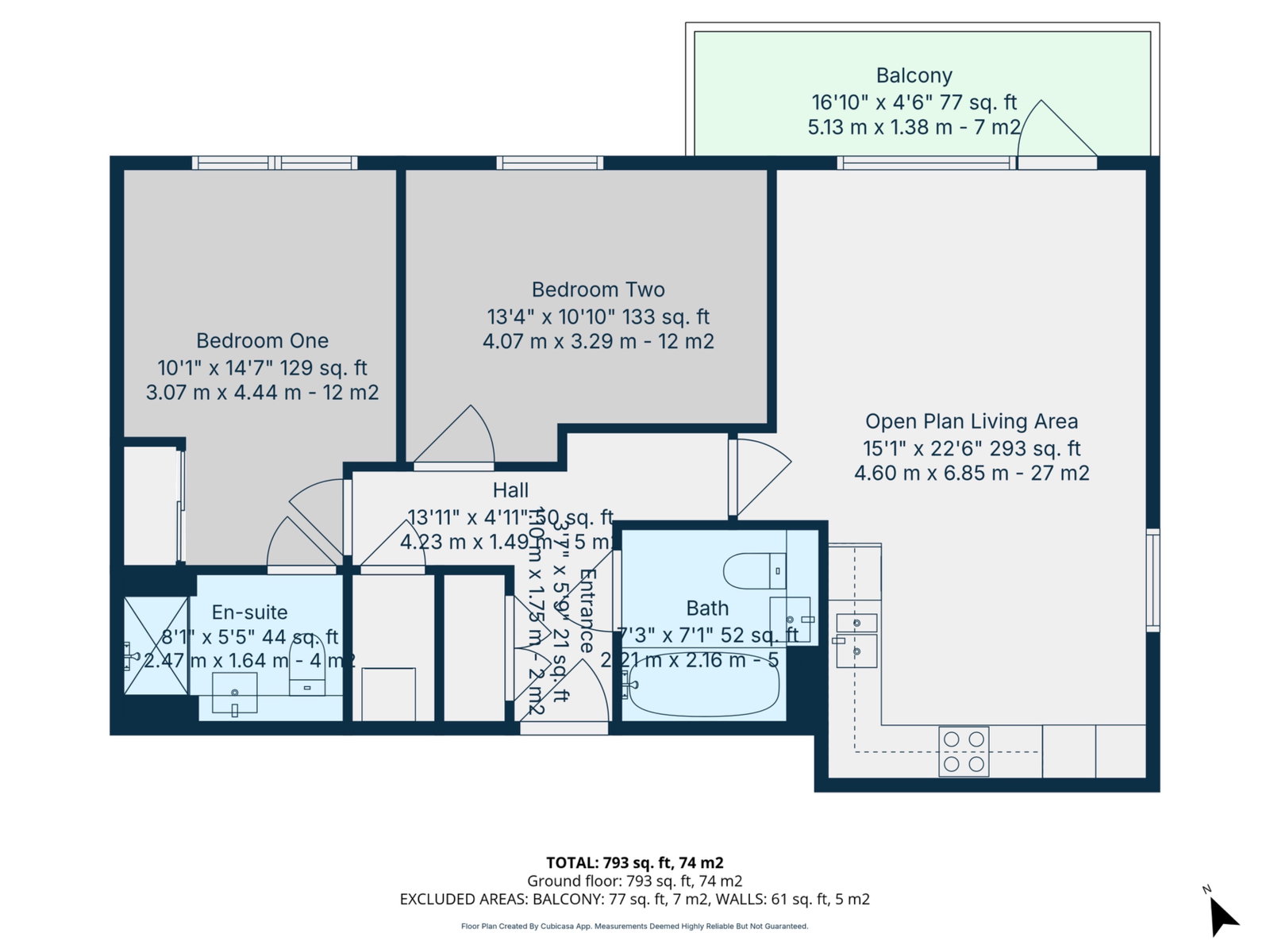 Thistle House, 1,Flat 14, Wildcary Lane, Harold Wood floorplan