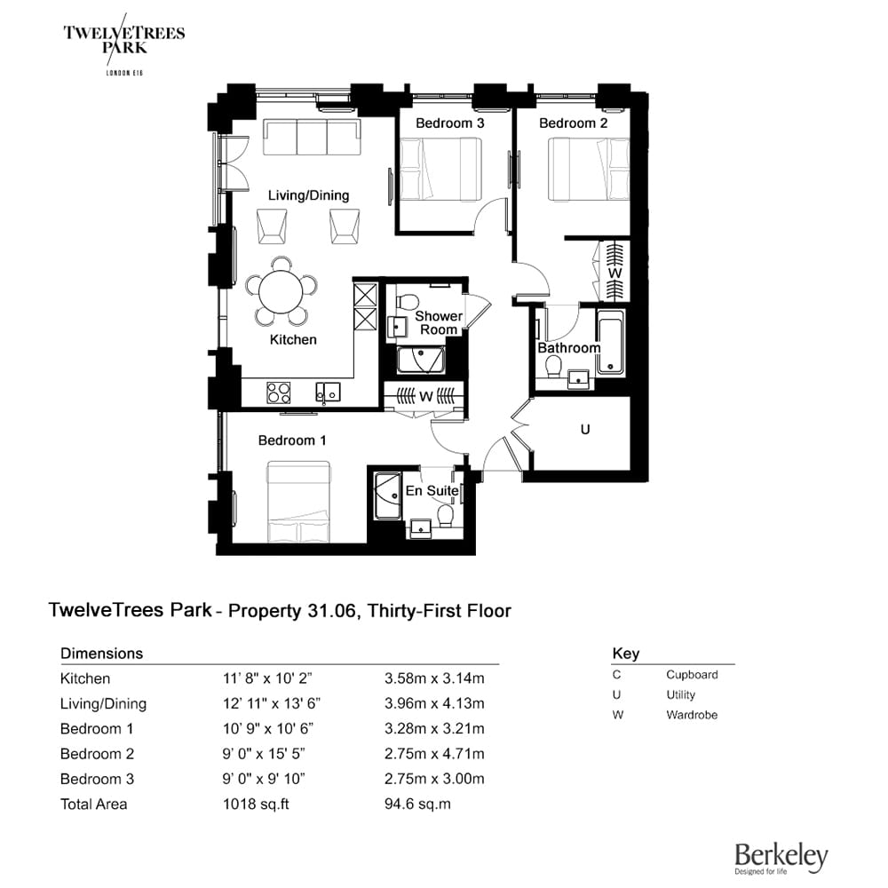 31.06, West Ham, E16 4Da, West Ham floorplan