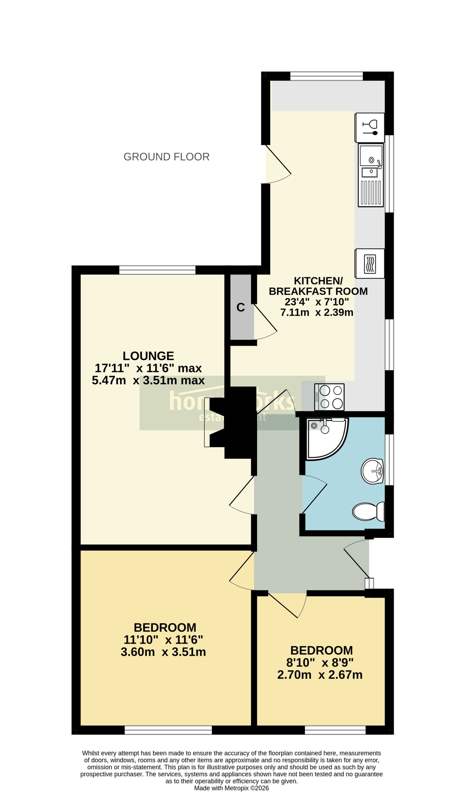 13, Tipton Close, Dereham floorplan