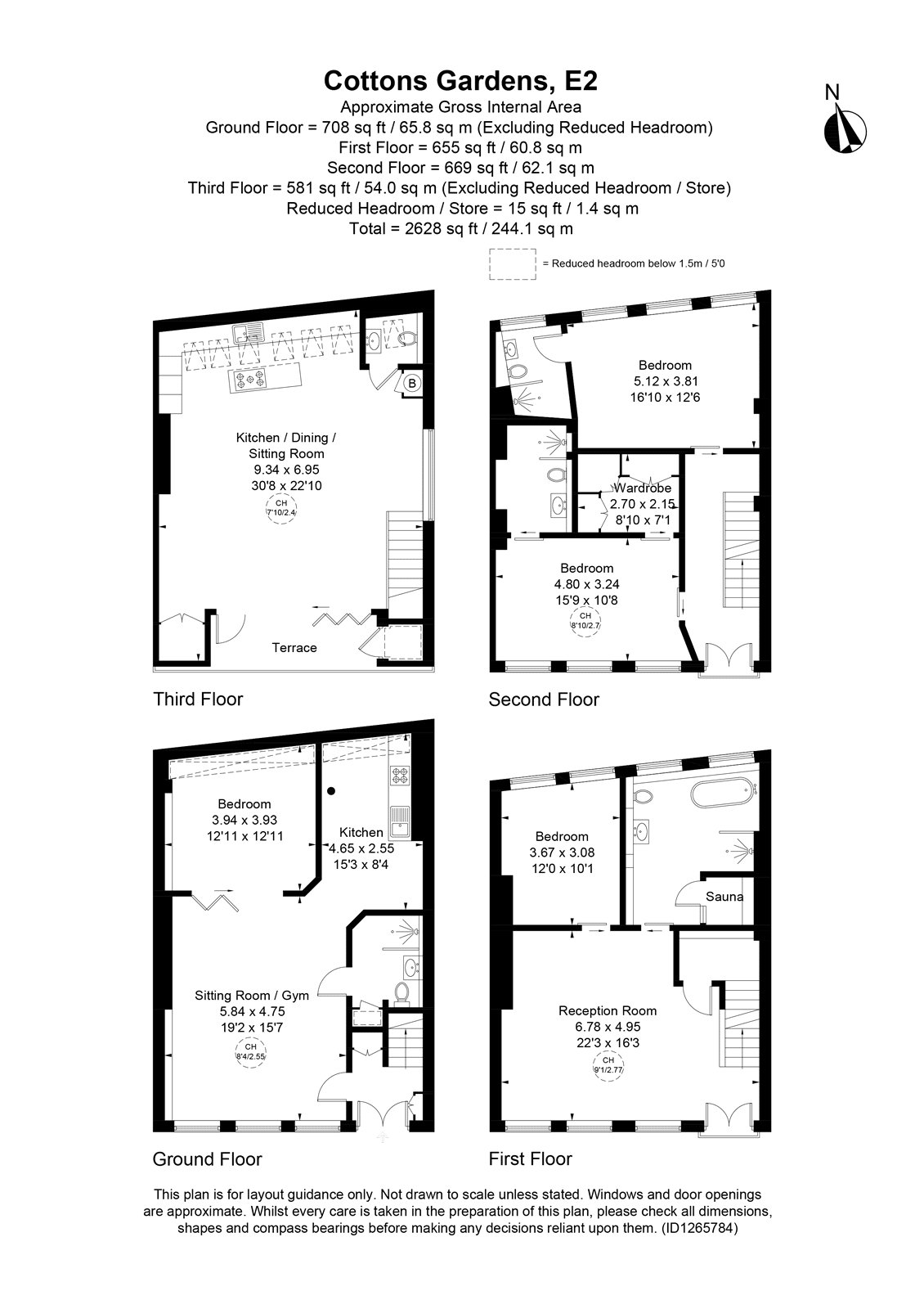 Cotton's Gardens, London, E2 floorplan