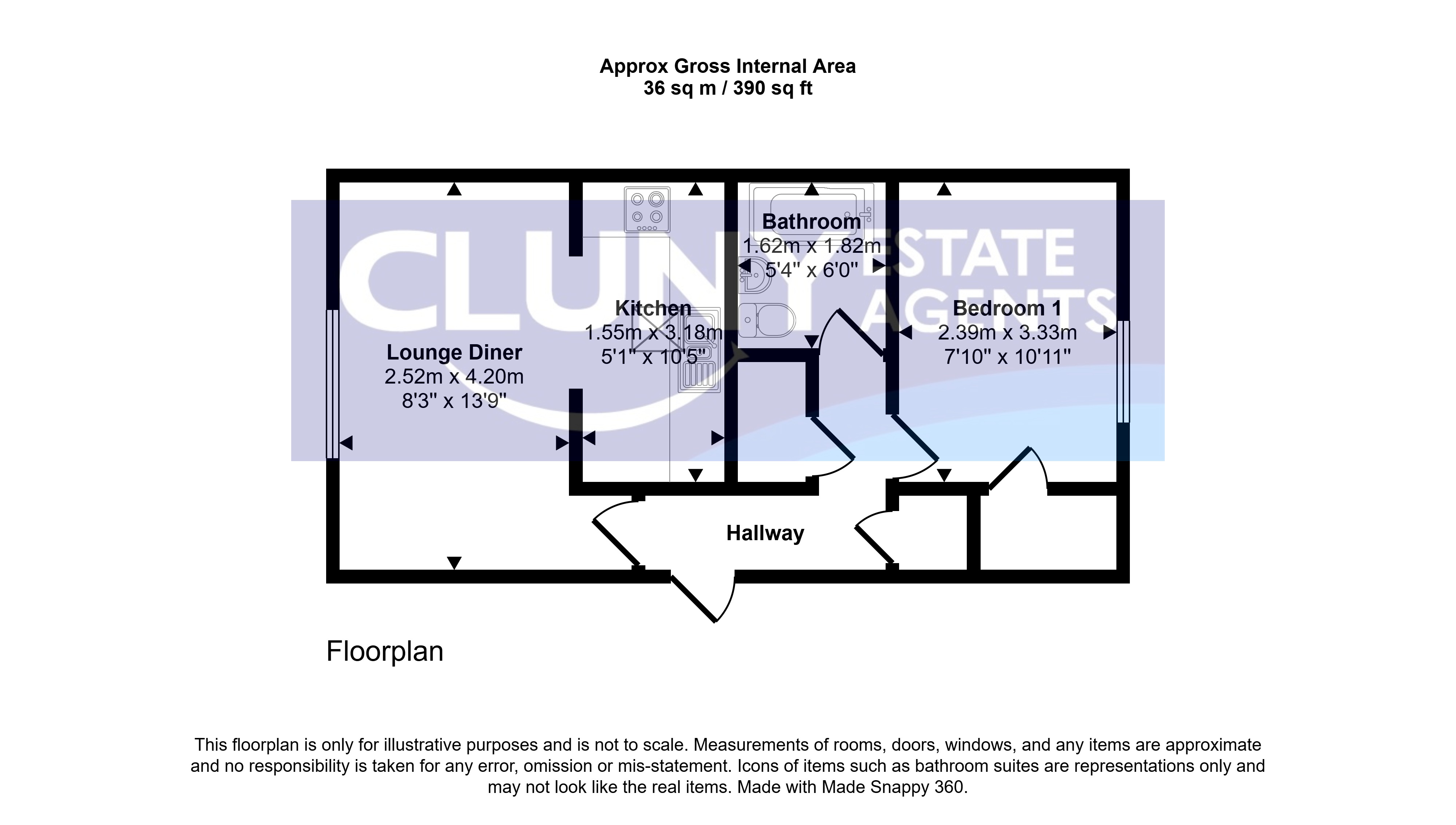 13, Cathedral Court, Elgin floorplan