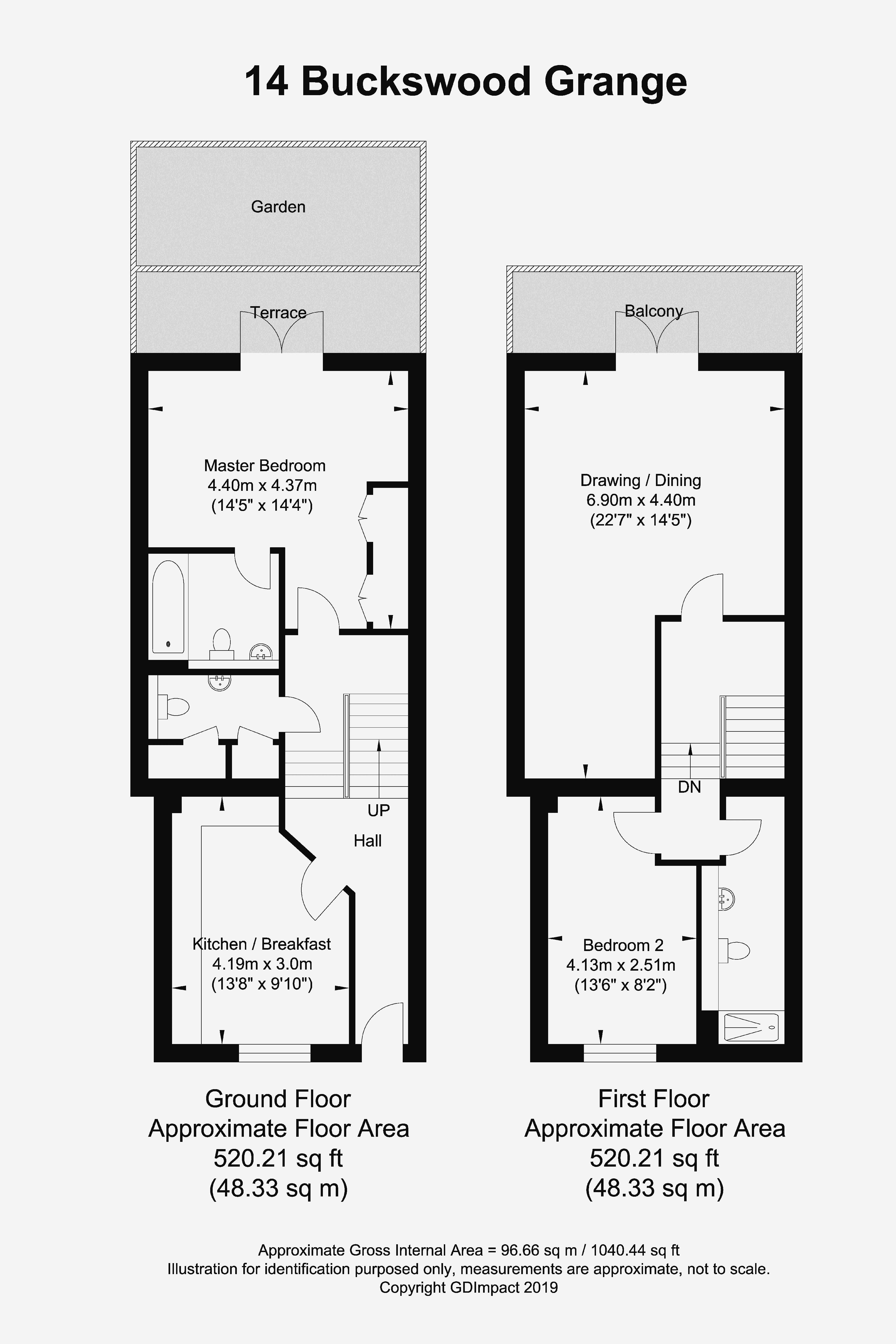 2 Bedrooms Terraced house to rent in Buckswood Grange, Rocks Road, Uckfield TN22