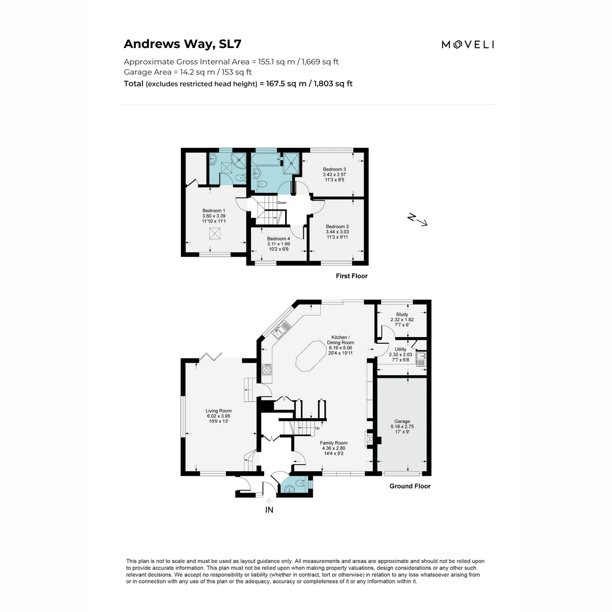 3, Andrews Way, Marlow floorplan