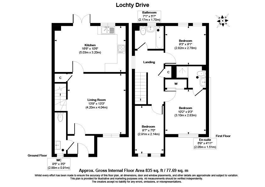 77, Lochty Drive, Lochgelly floorplan