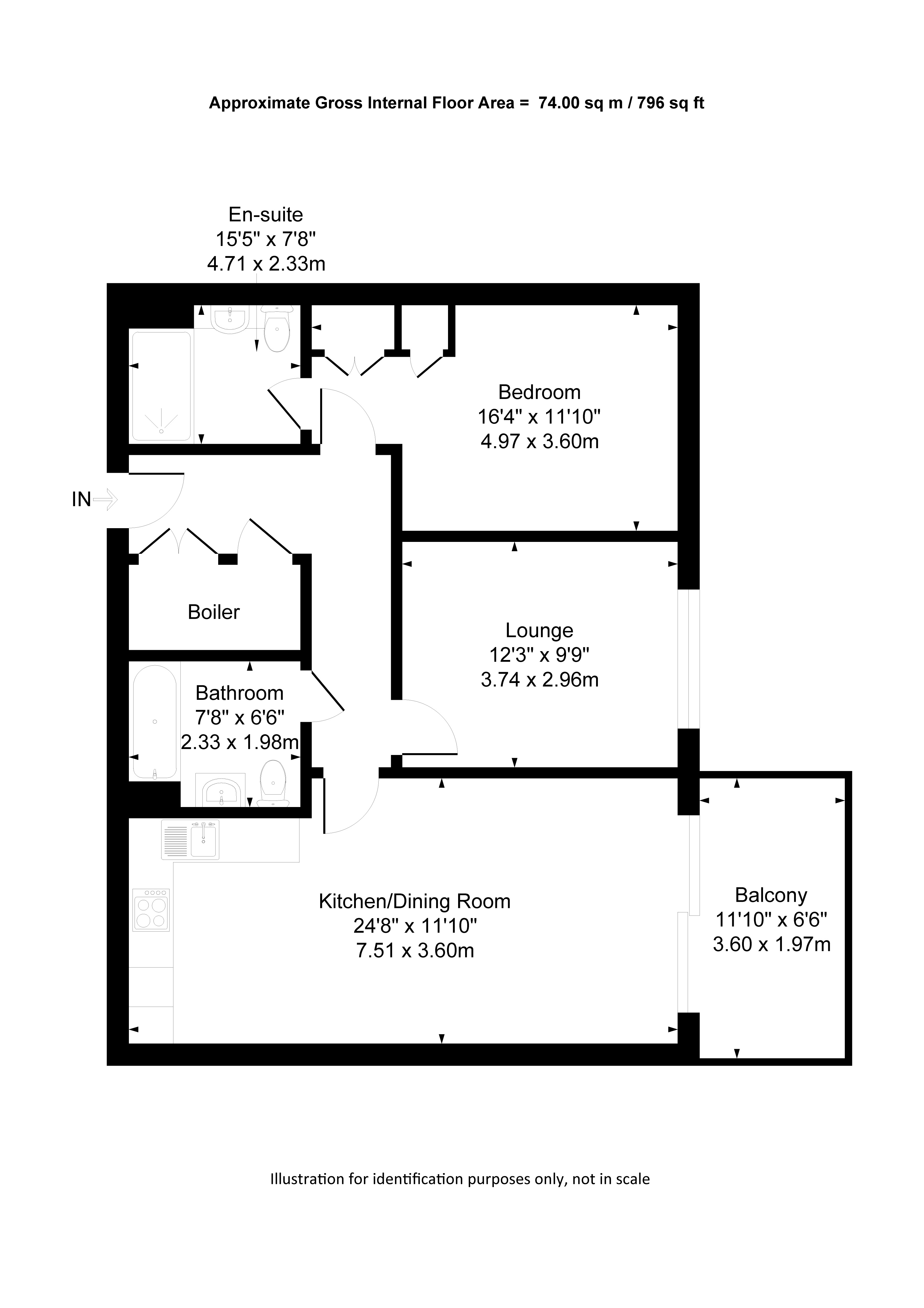 Waterview House, Wembley floorplan