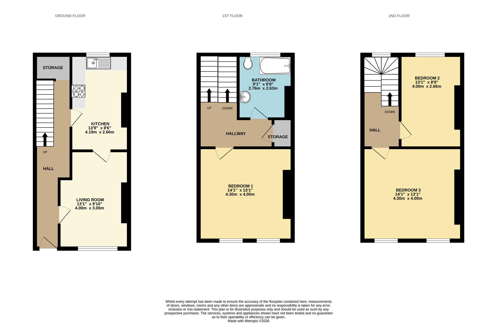 5, St. Georges Road, Hastings floorplan
