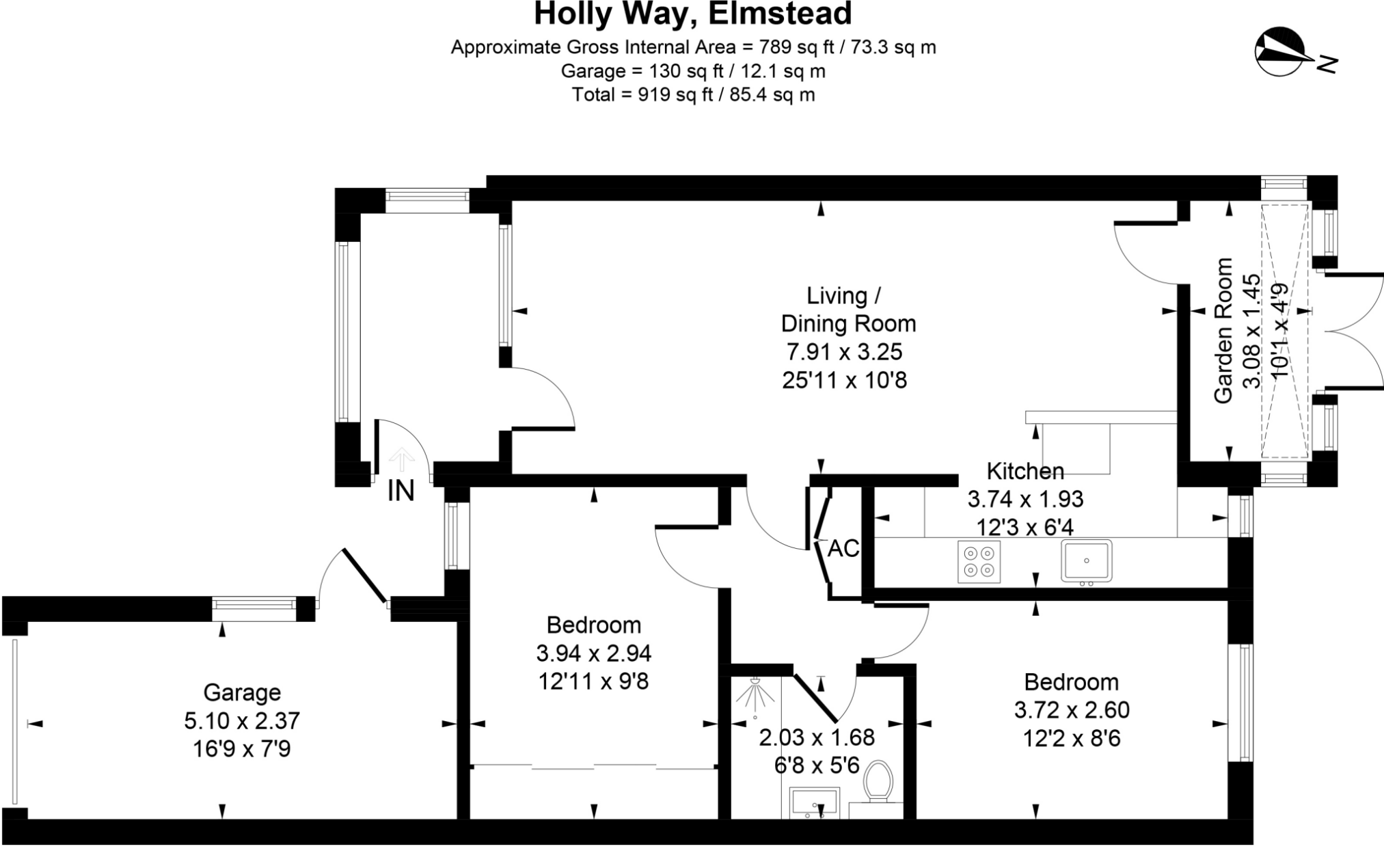 44, Holly Way, Colchester floorplan