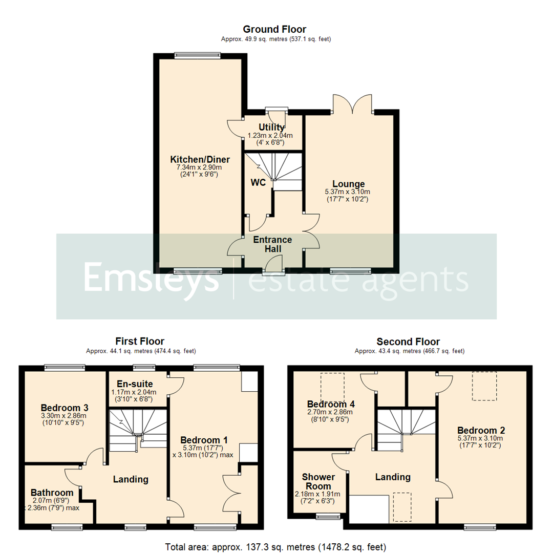 44, Waggon Road, Leeds floorplan