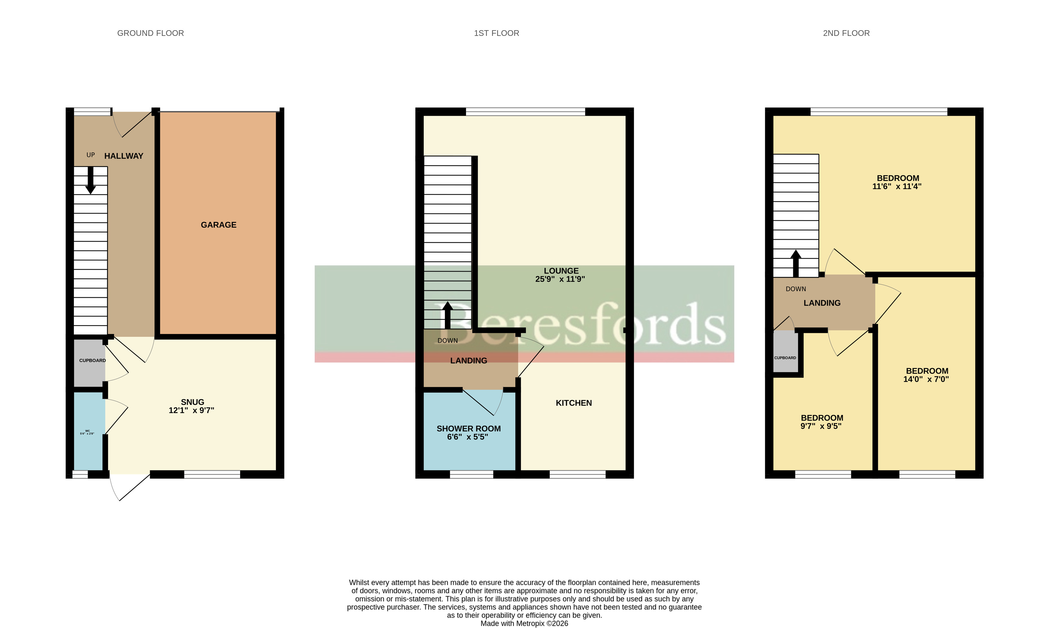55, Copperfield Gardens, Brentwood floorplan