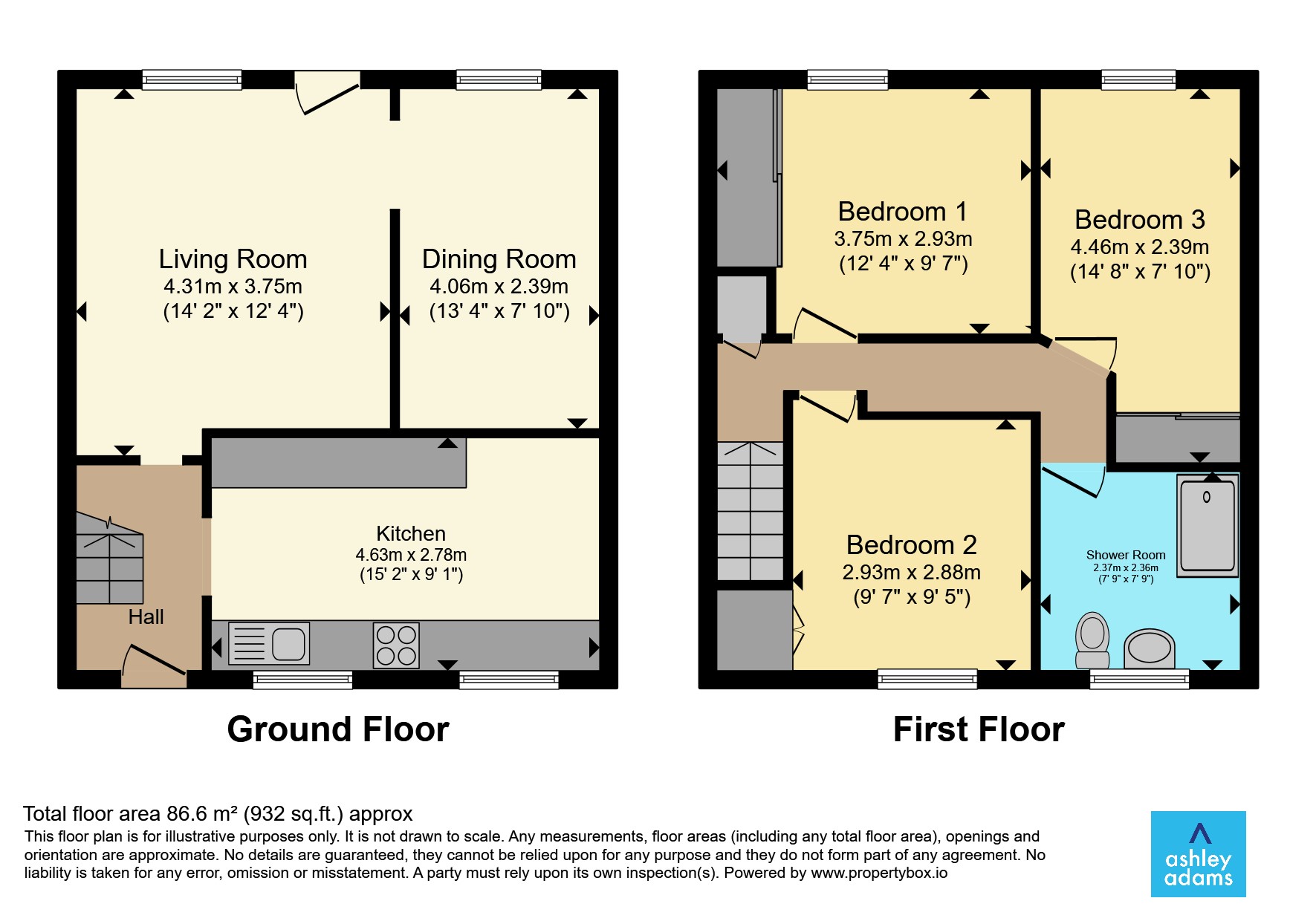 10, Woodlands Way, Derby floorplan
