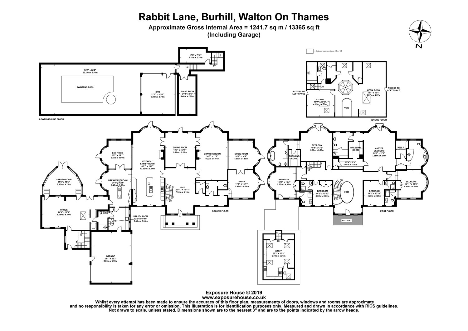 Rabbit Lane, Burhill, WaltonOnThames, Surrey KT12, 6 bedroom detached
