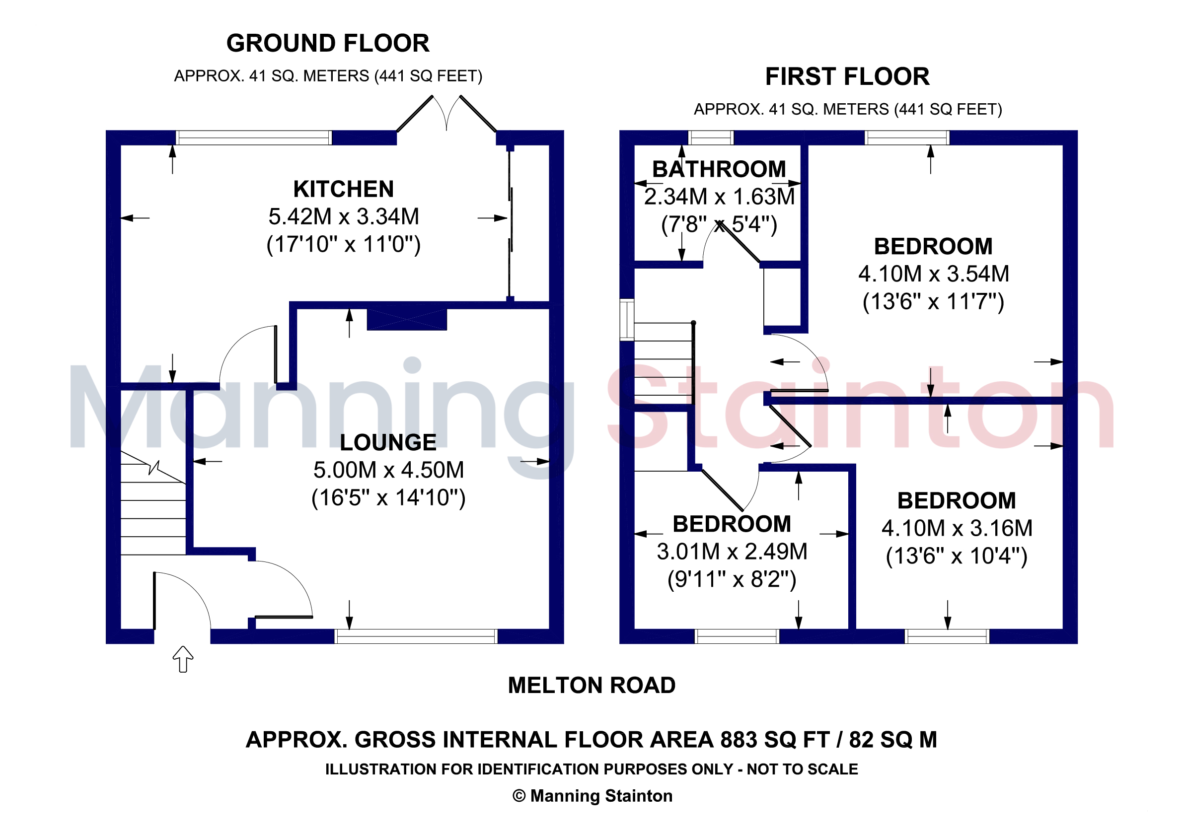 14, Melton Road, West Yorkshire floorplan