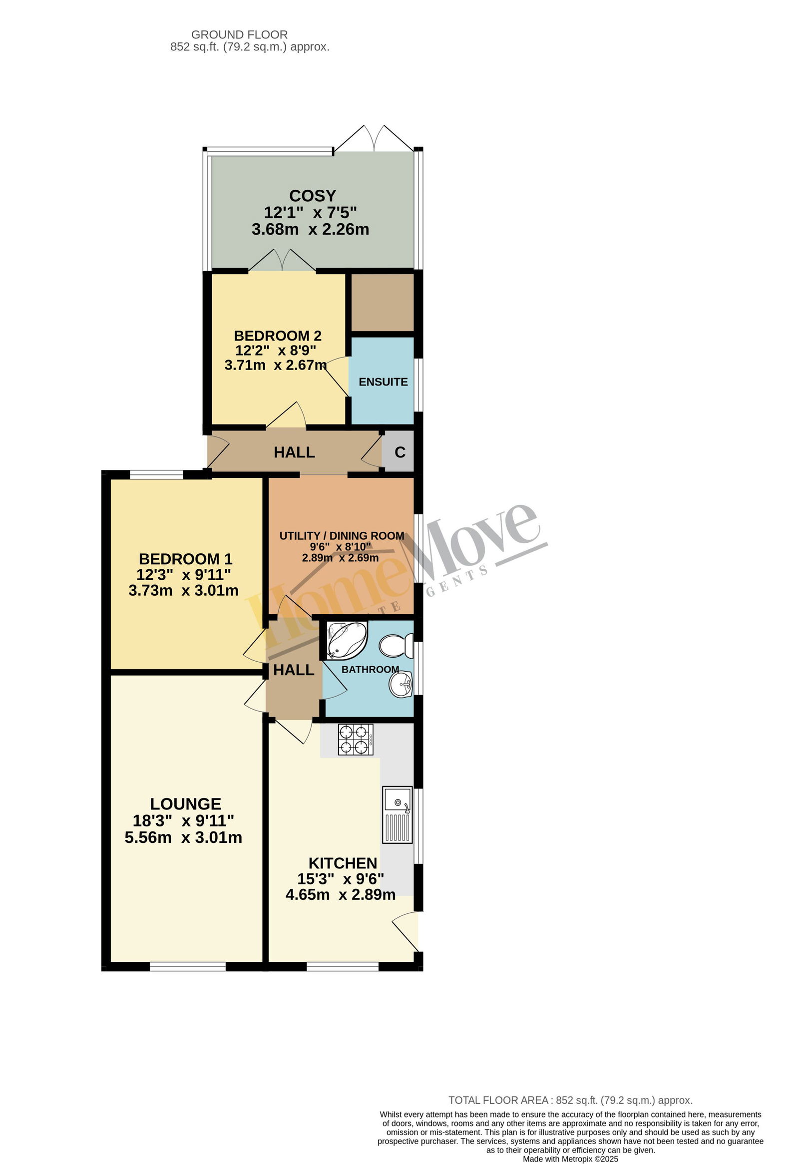 39, Dawson Drive, Skegness floorplan