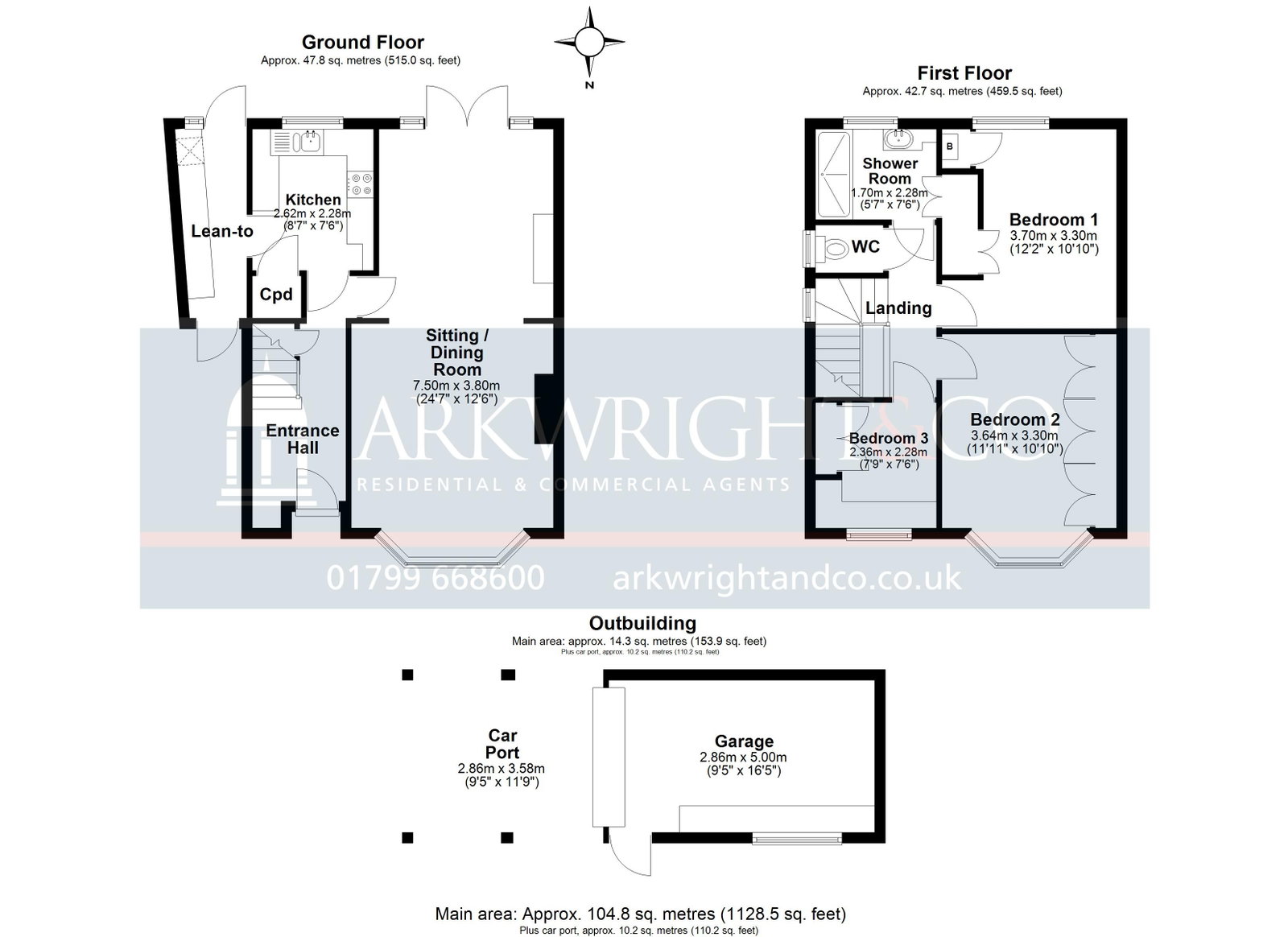 88, Victoria Avenue, Saffron Walden floorplan