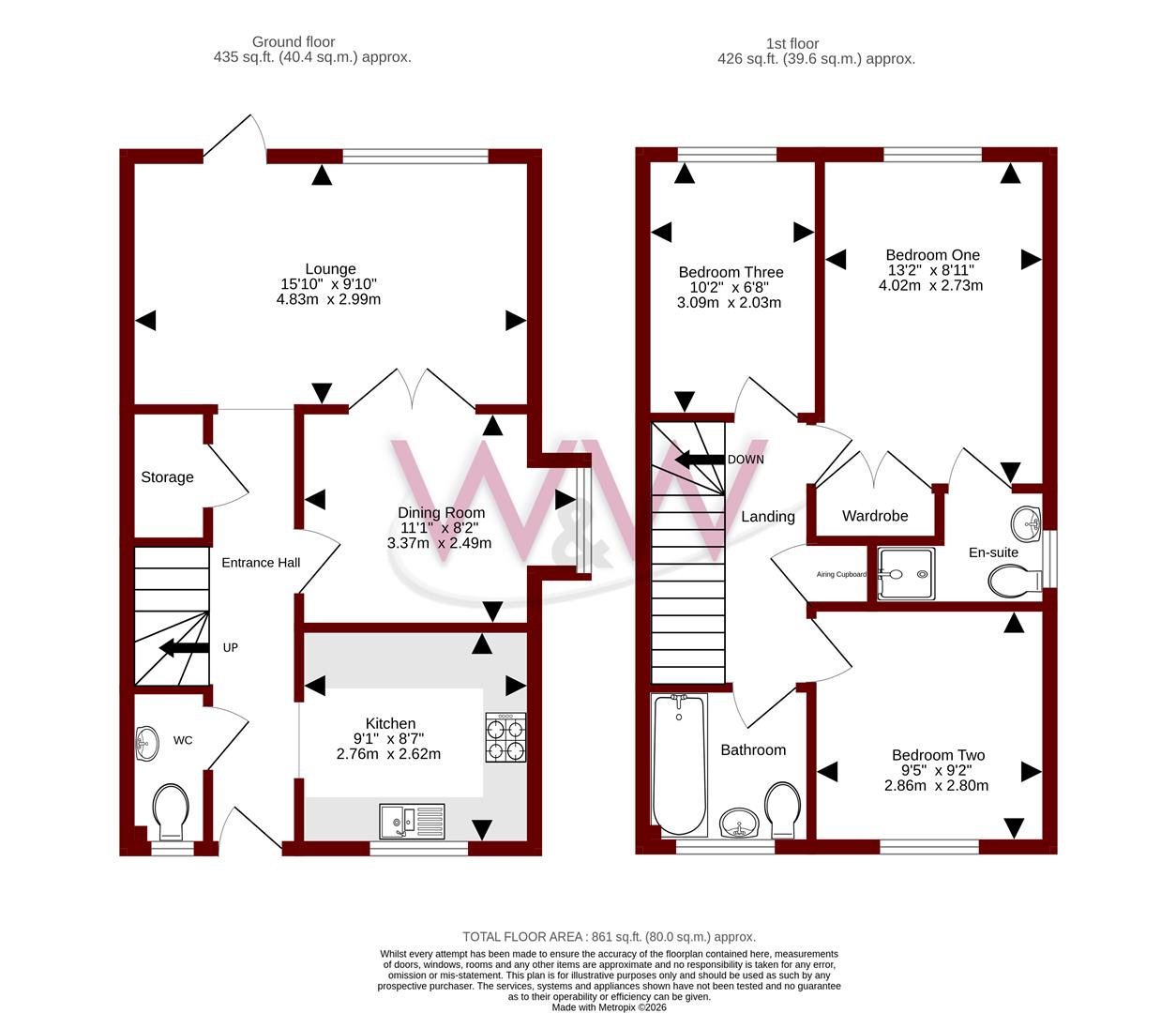 31, Clydesdale Road, Fareham floorplan