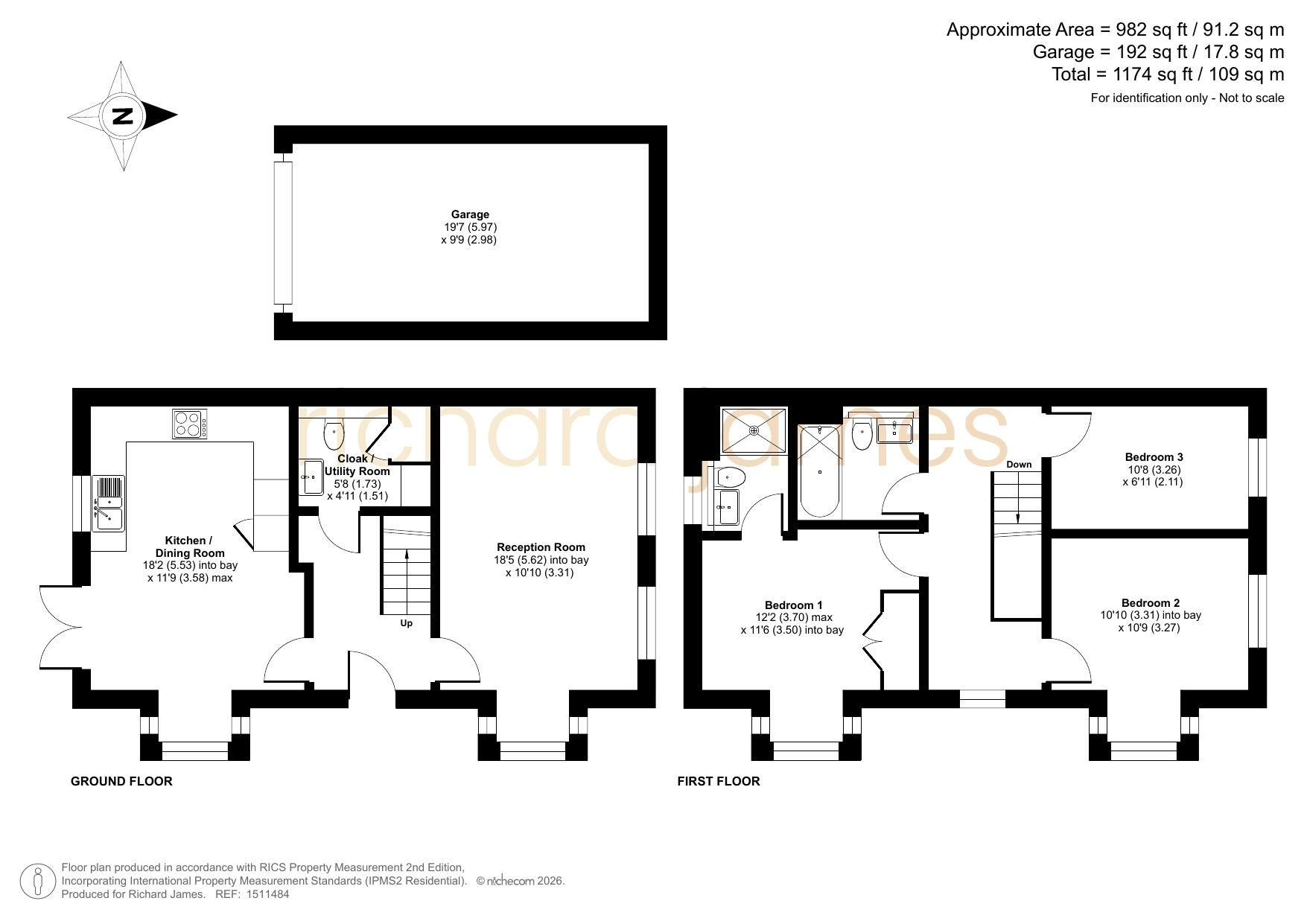 25, Augustus Close, Swindon floorplan