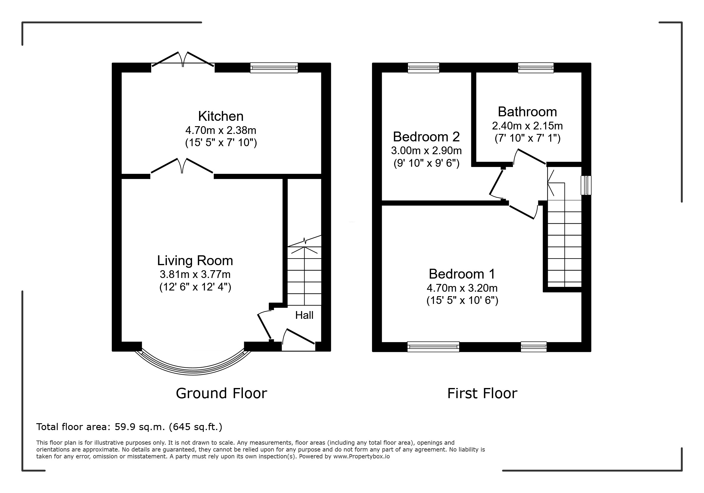 57, Derwent Street, Stockton-on-Tees floorplan