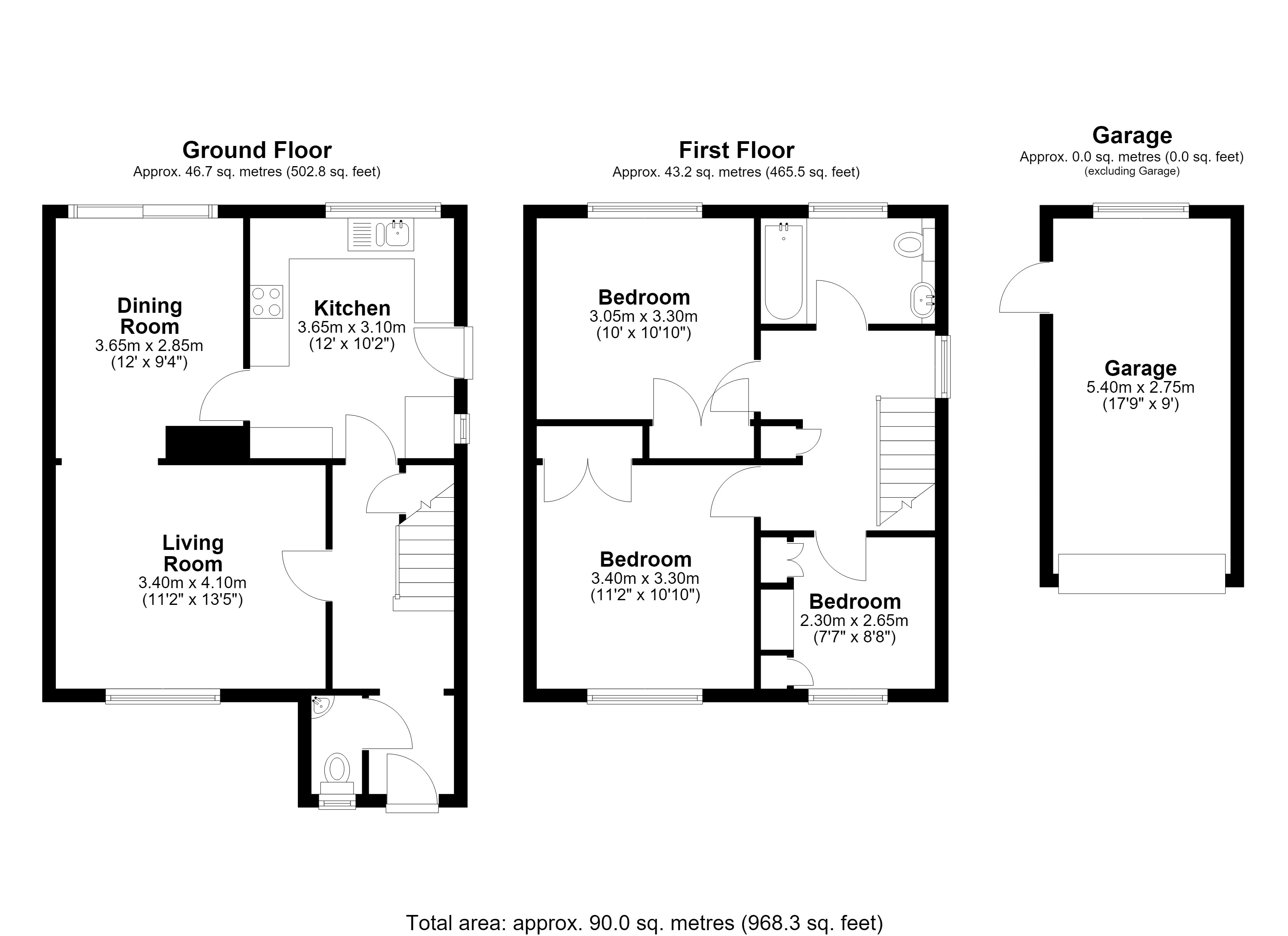 10, Basset Close, Addlestone floorplan