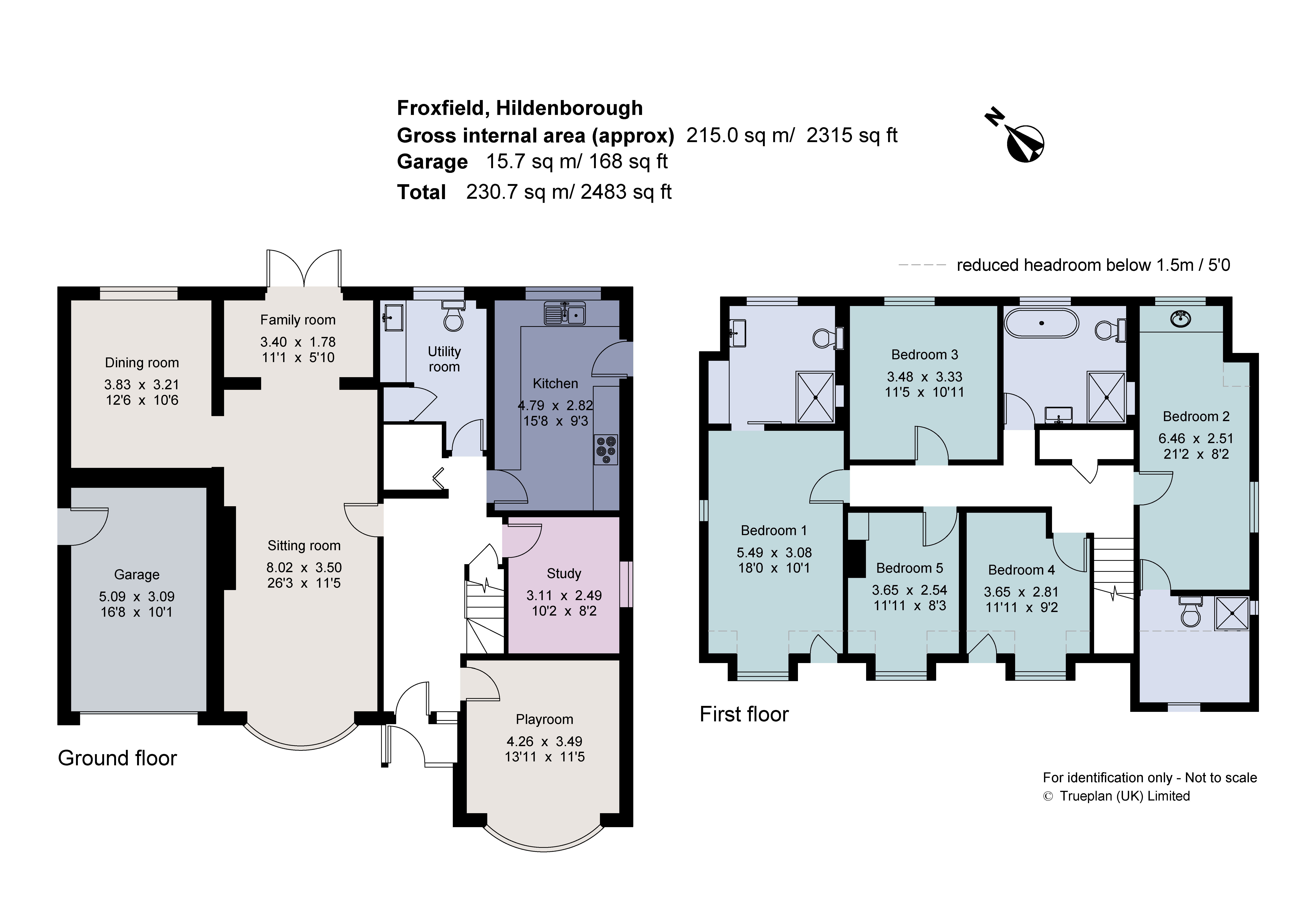 Froxfield, 98, Tonbridge Road, Tonbridge floorplan