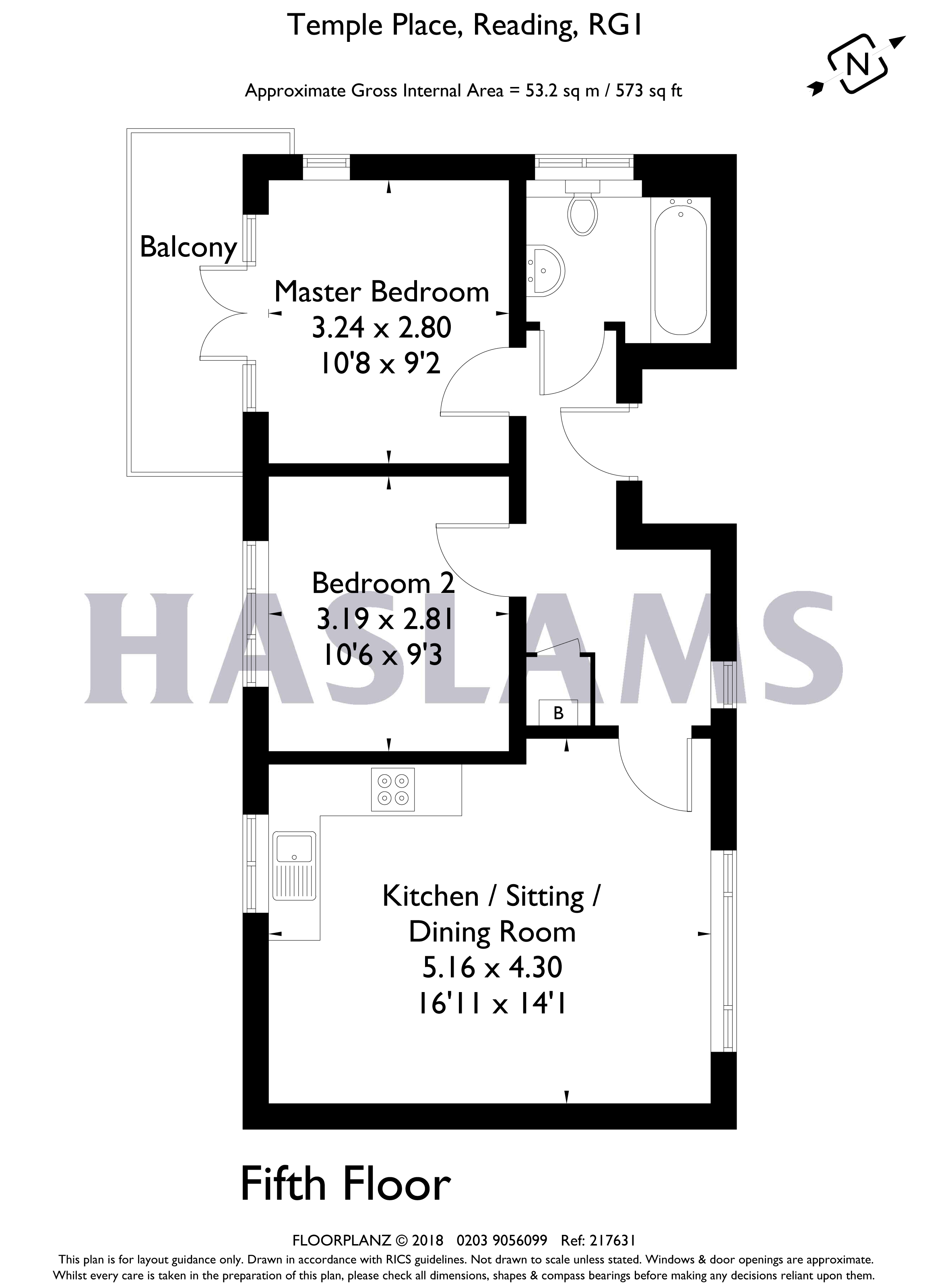 2 Bedrooms Flat to rent in Capital Point, Temple Place, Reading RG1