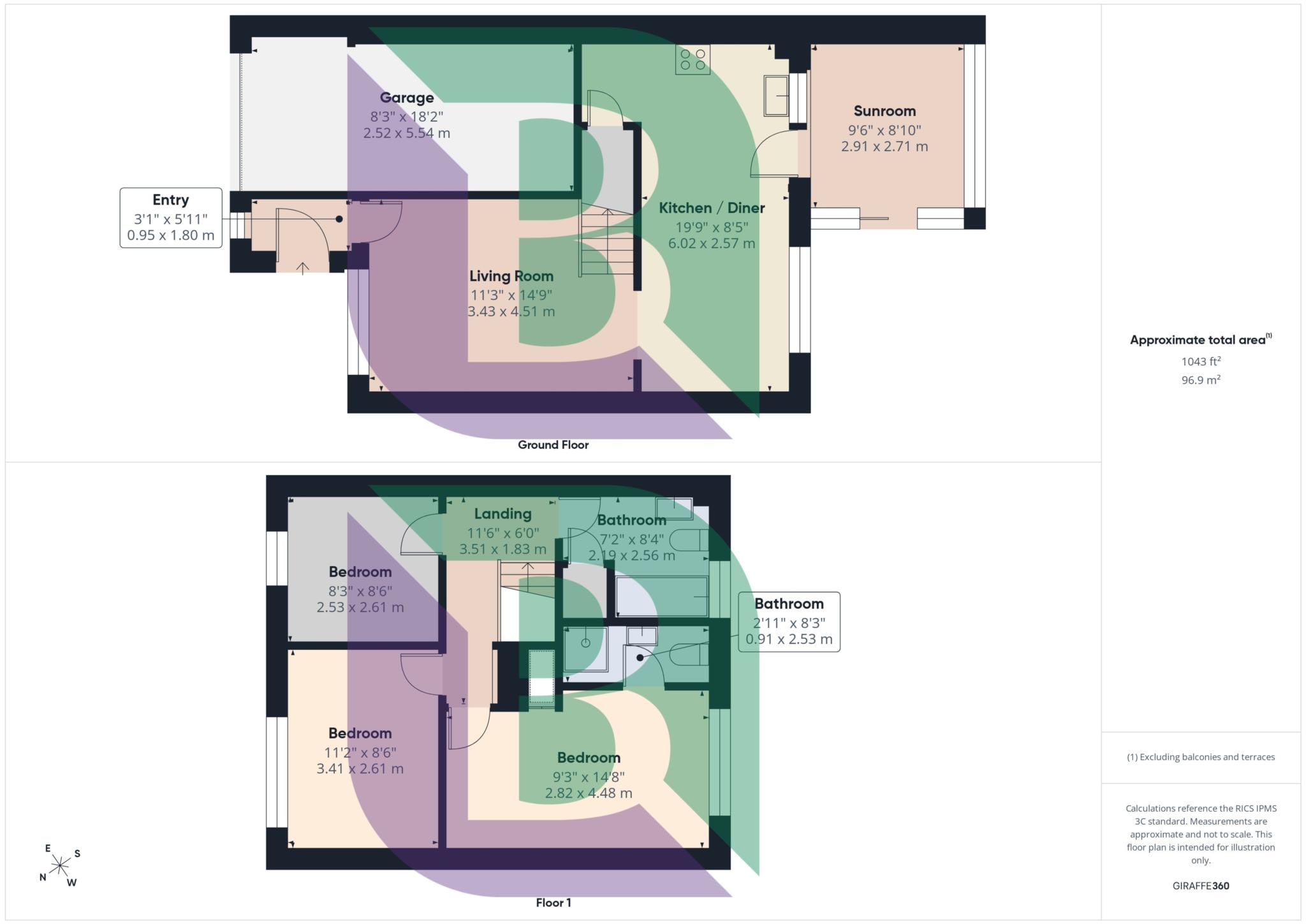 2, Medeswell, Milton Keynes floorplan