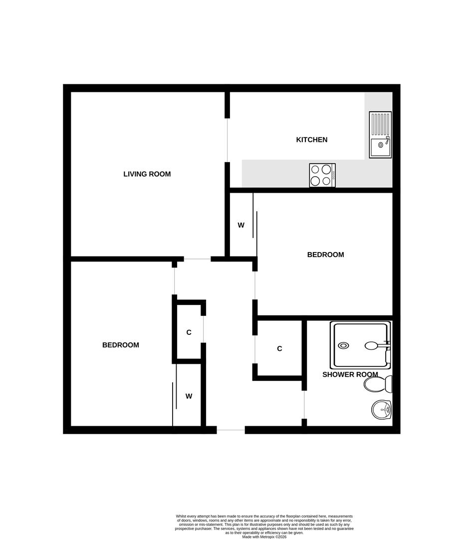 11, Tower Court, Nairn floorplan
