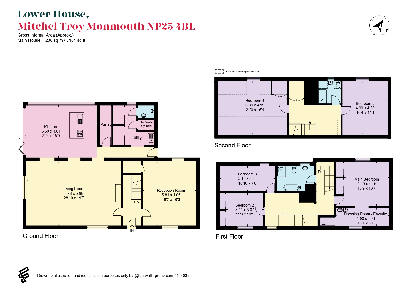 Mitchel Troy, Monmouth floorplan