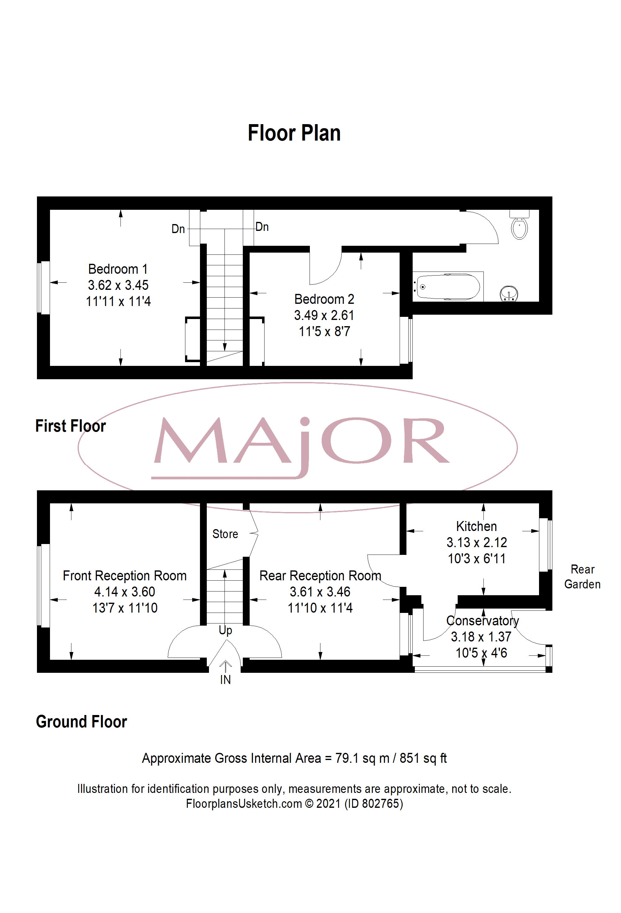 69, Graham Road, Harrow floorplan
