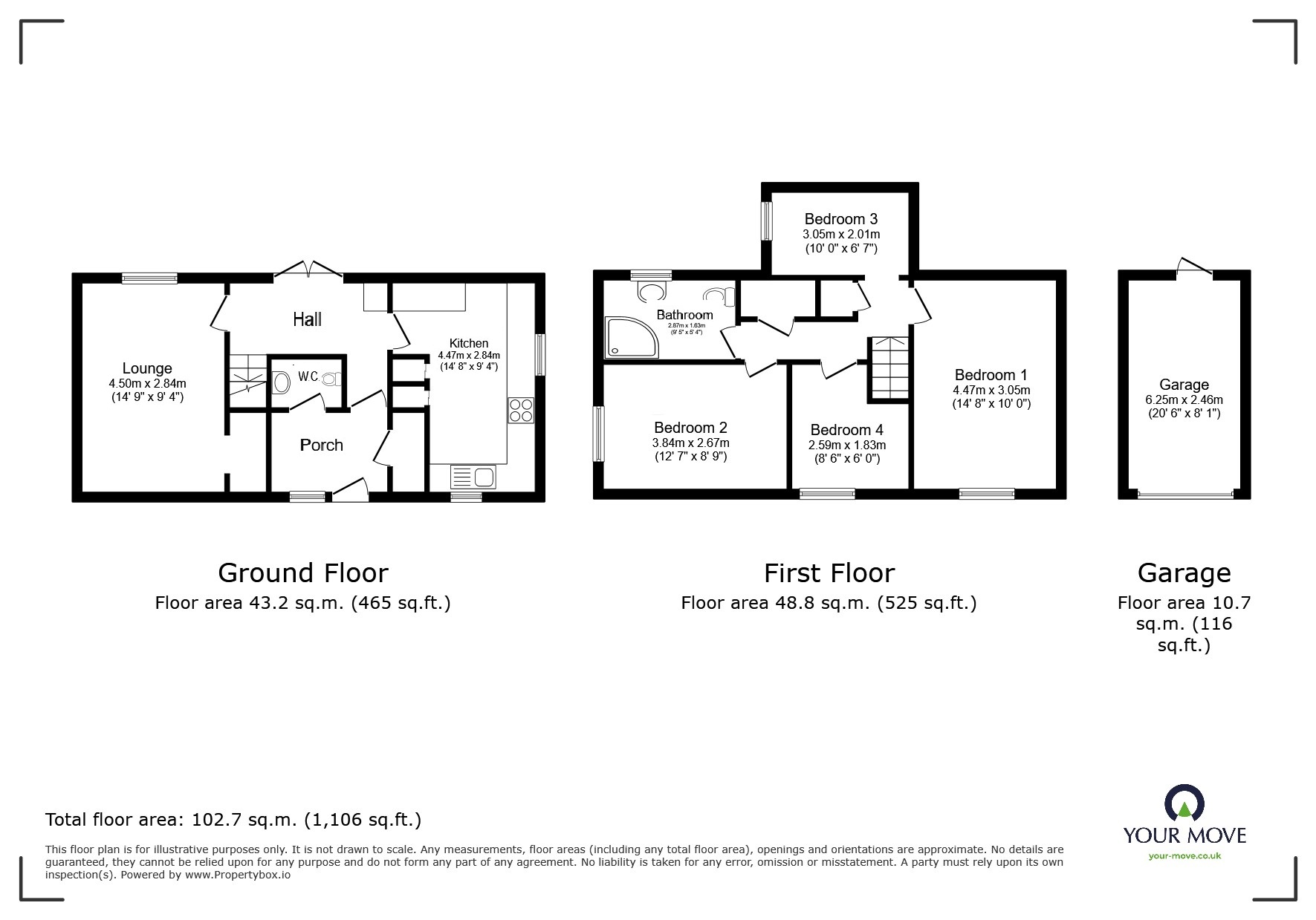 36, Woodcroft, Shropshire floorplan