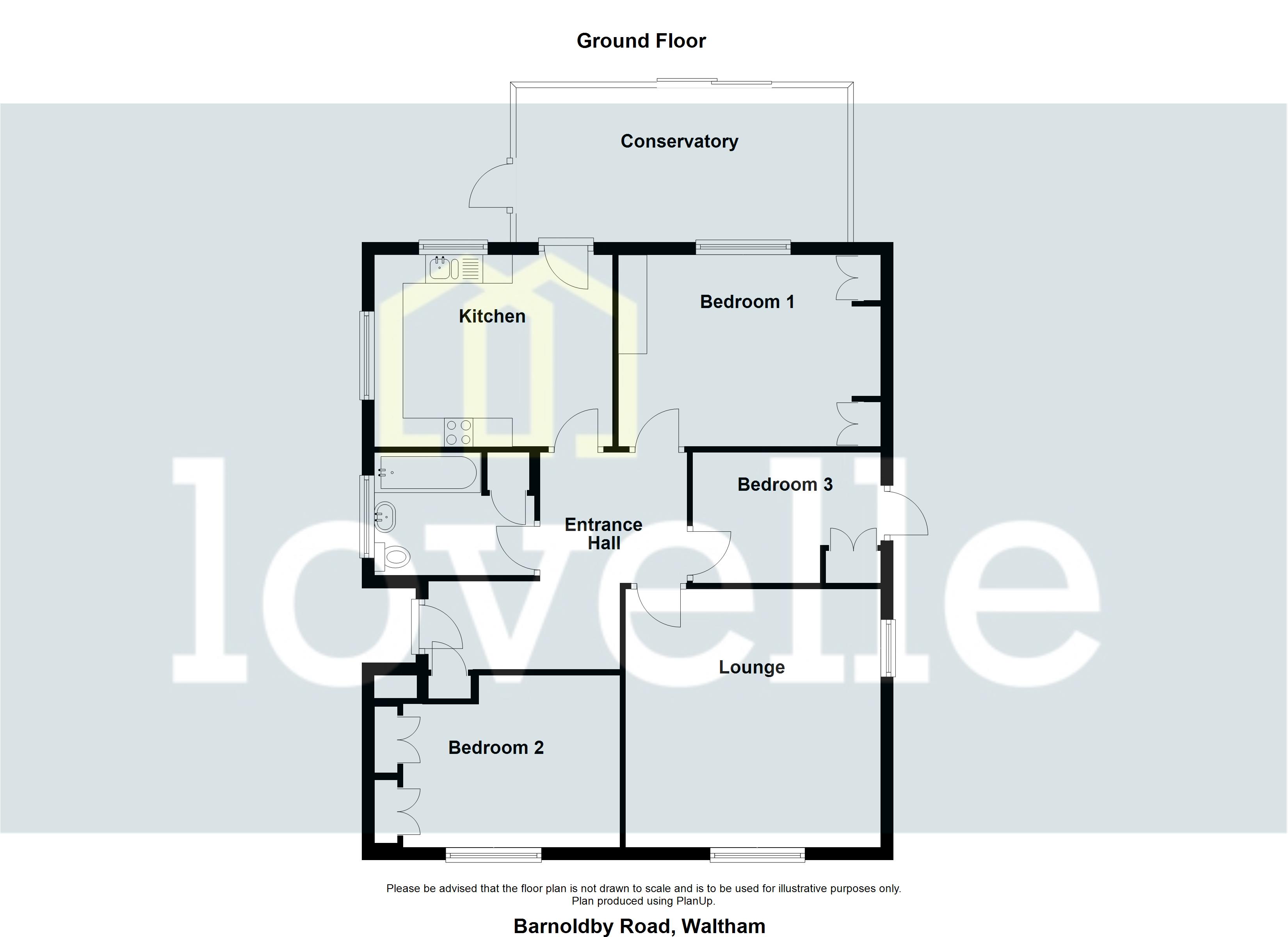 Barnoldby Road, Waltham DN37, 3 bedroom detached bungalow for sale
