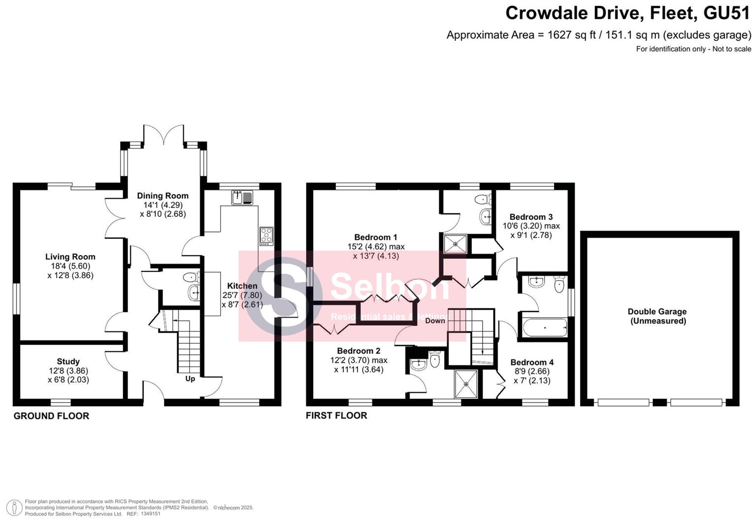 2, Crowdale Drive, Fleet floorplan