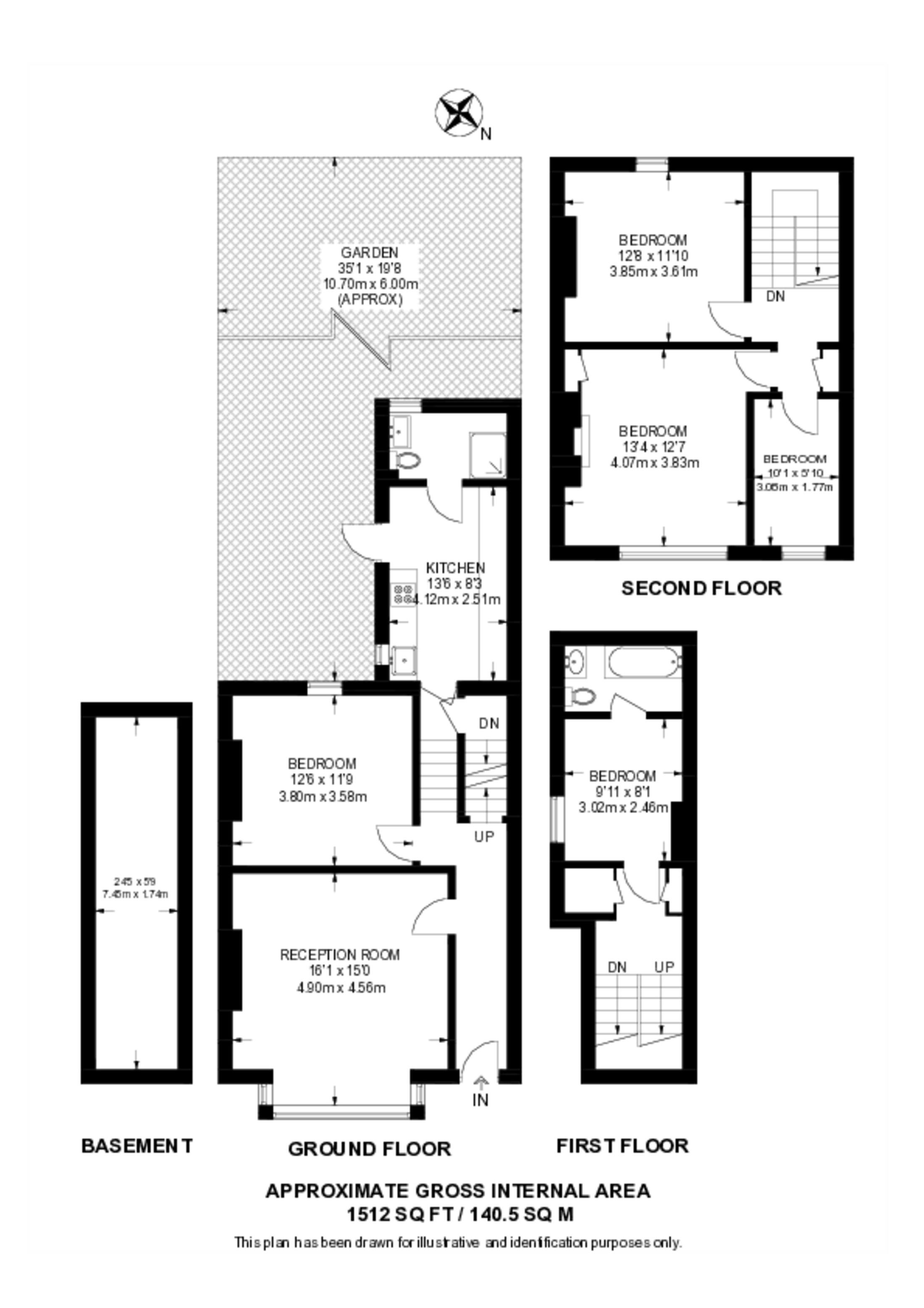 Wayland Avenue, Hackney floorplan
