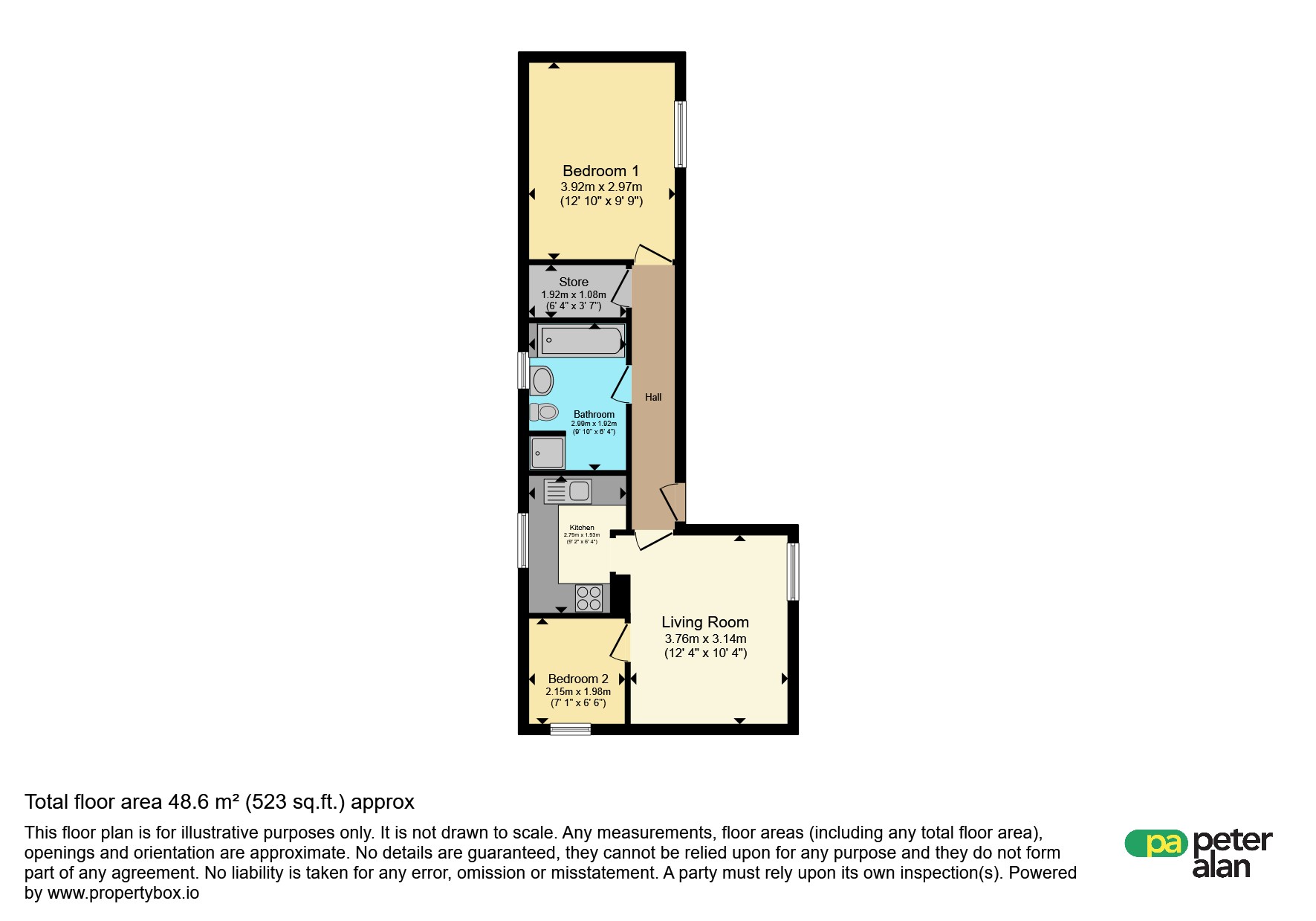 88, Lake View Close, Porthcawl floorplan