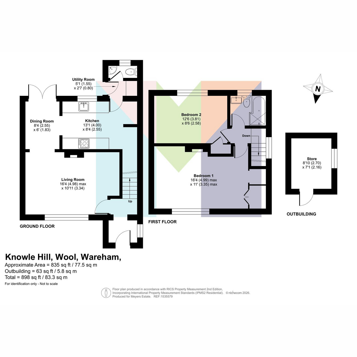 Knowle Hill, Wareham floorplan