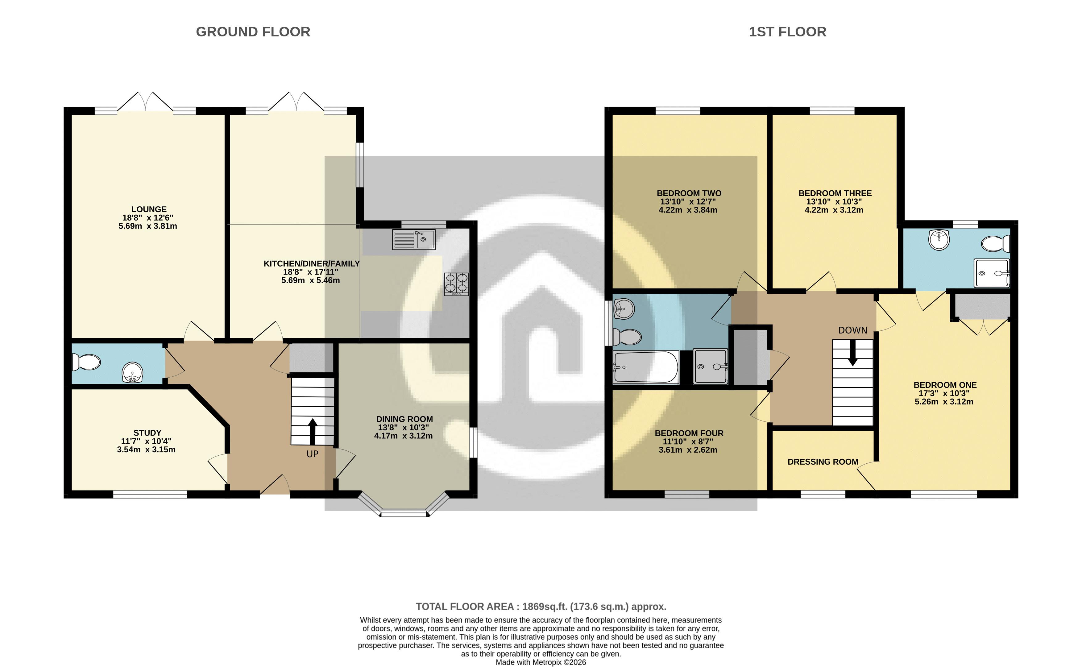 33, Jubilee Close, Bedford floorplan