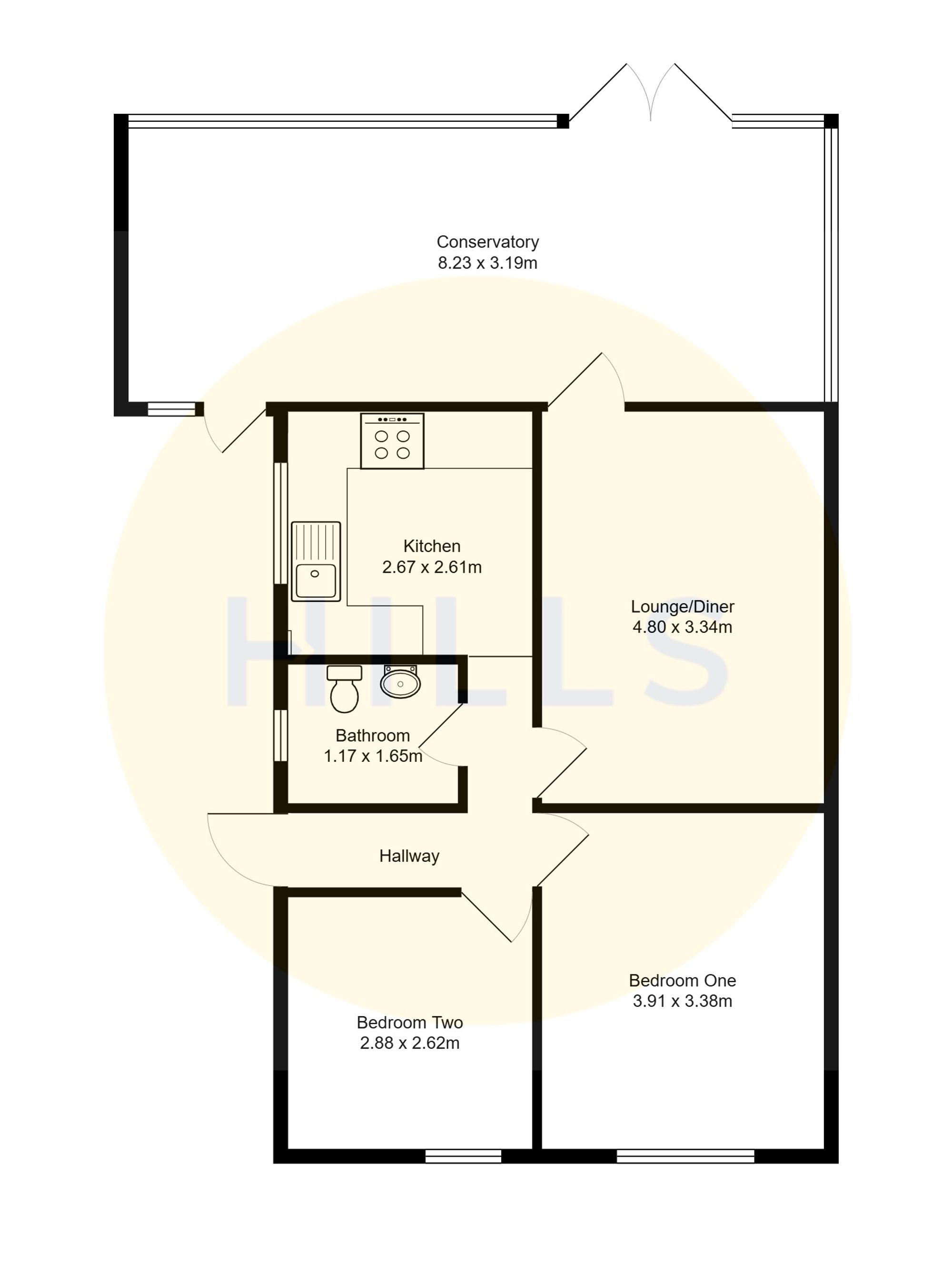 9 Sale Lane, Manchester floorplan