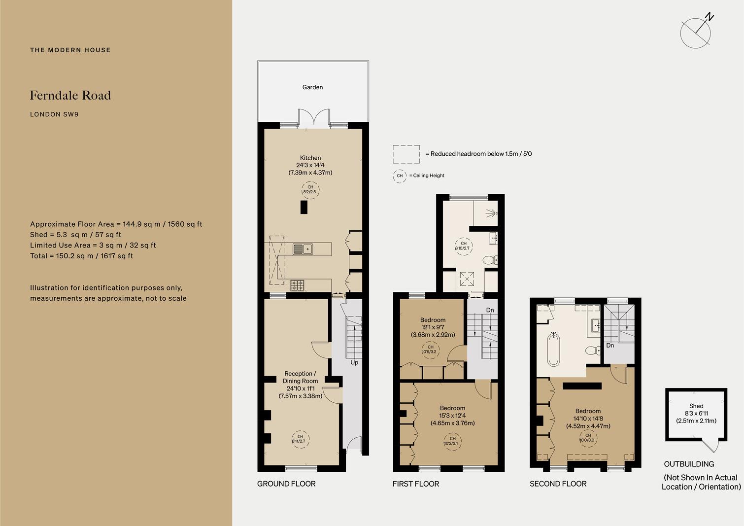 198, Ferndale Road, Brixton floorplan