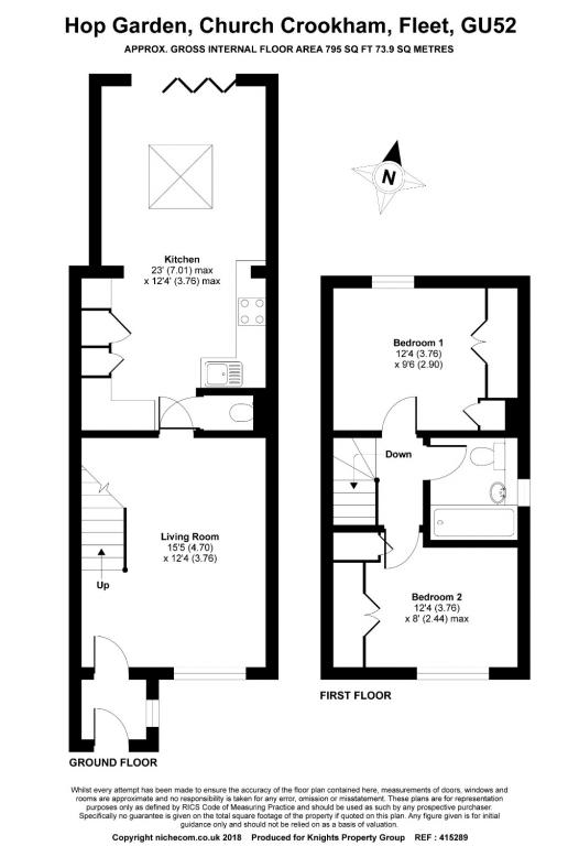 2 Bedrooms End terrace house for sale in Church Crookham, Fleet GU52