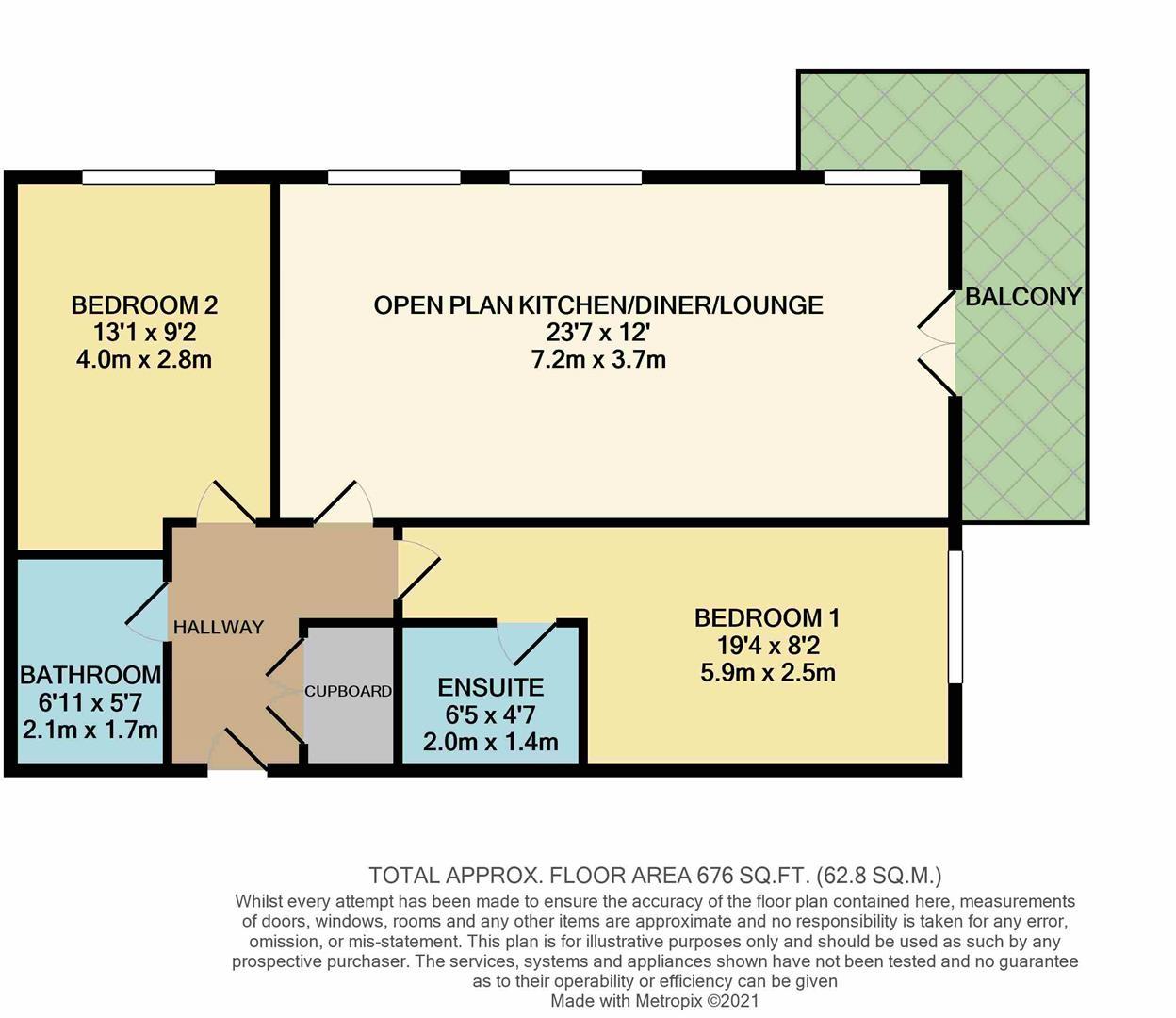 132, Hyde Grove, Dartford floorplan