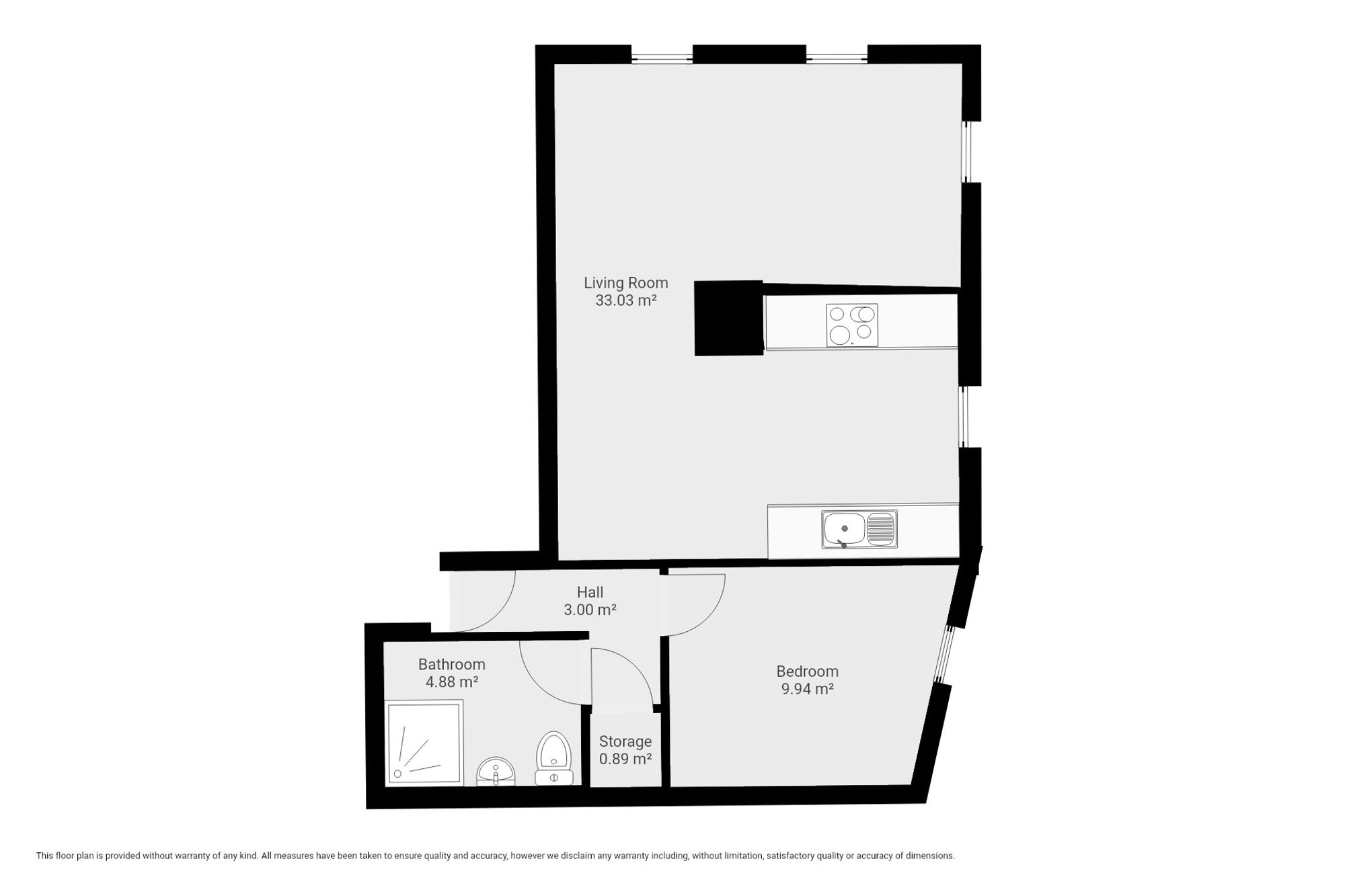 24 Lister Court High Street, Hull floorplan