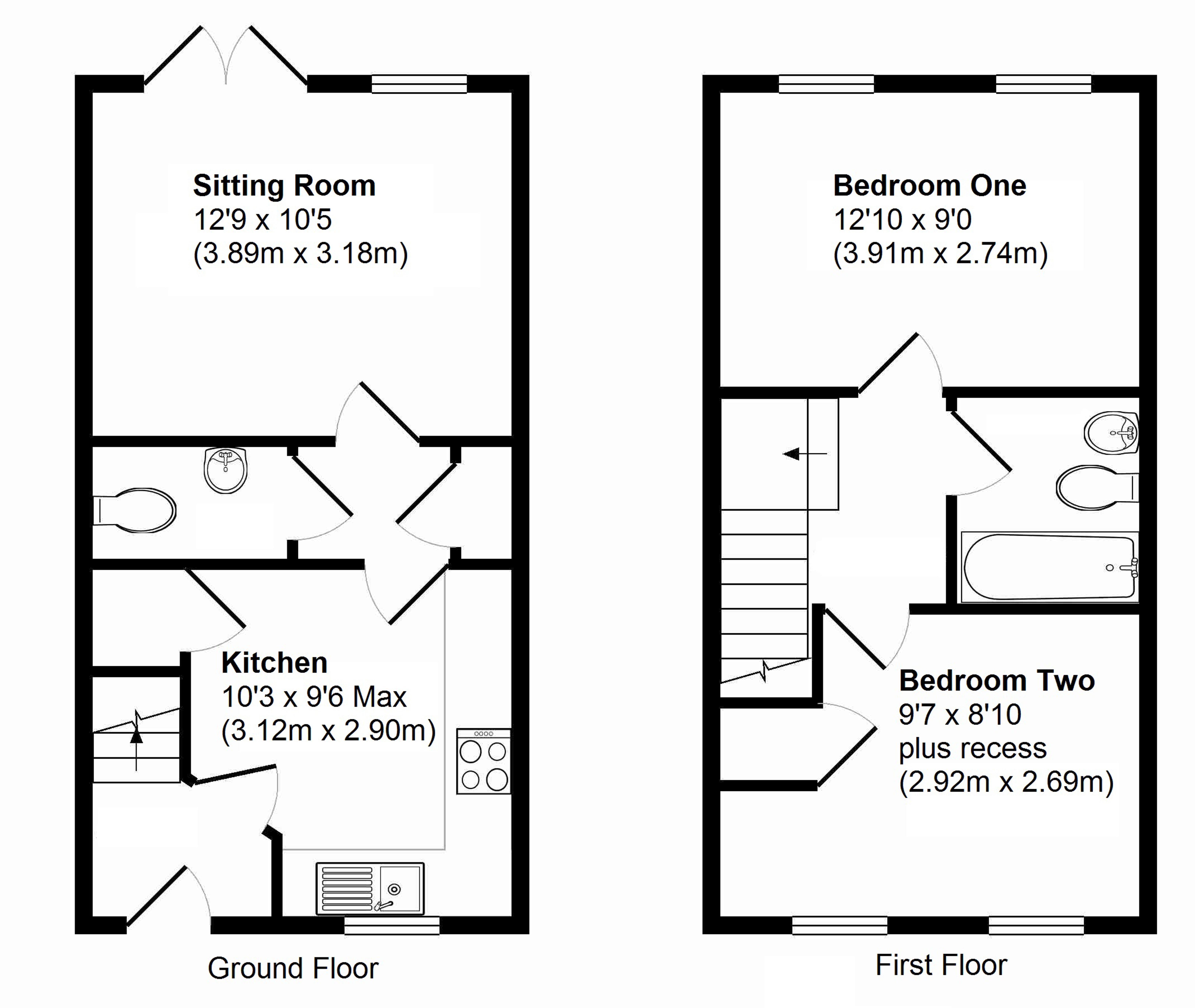 2 Bedrooms Semi-detached house for sale in Mill Road, Bozeat, Northamptonshire NN29