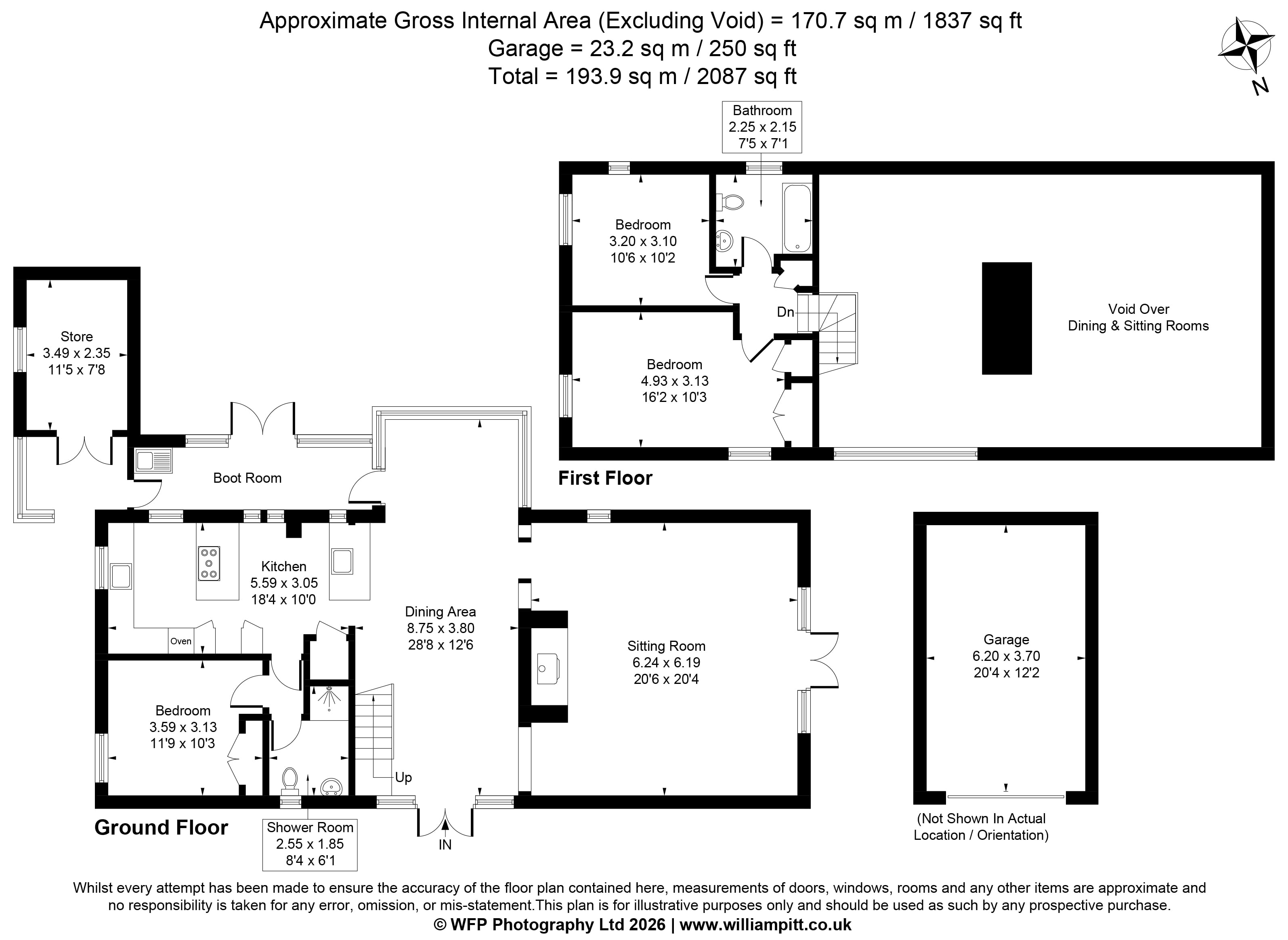 Willow Barn, Station Road, Pullham St Mary floorplan