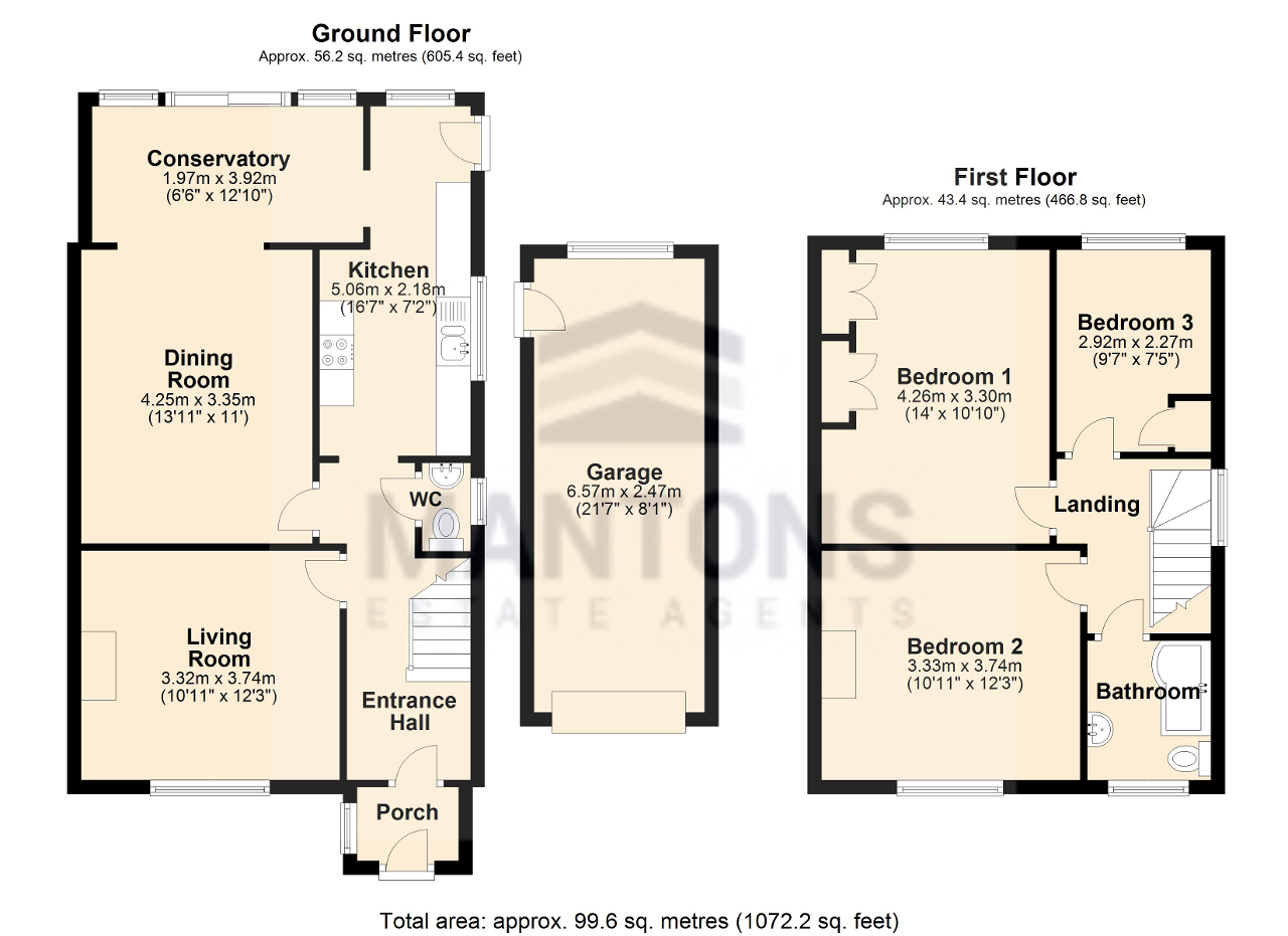 Rosslyn Crescent, Luton, Bedfordshire LU3, 3 bedroom semidetached
